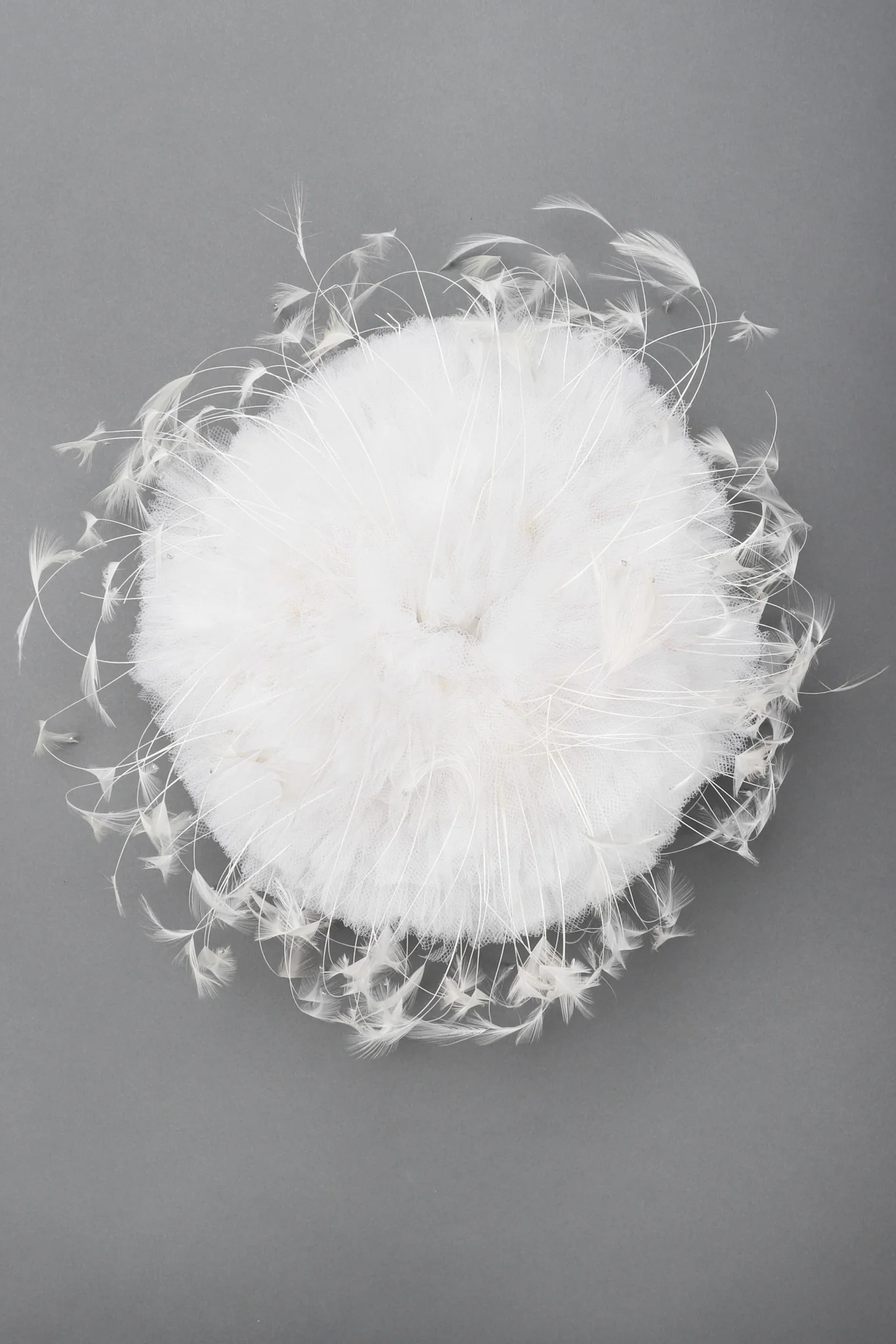 Tulle Feather Pouf Hat - Image 8