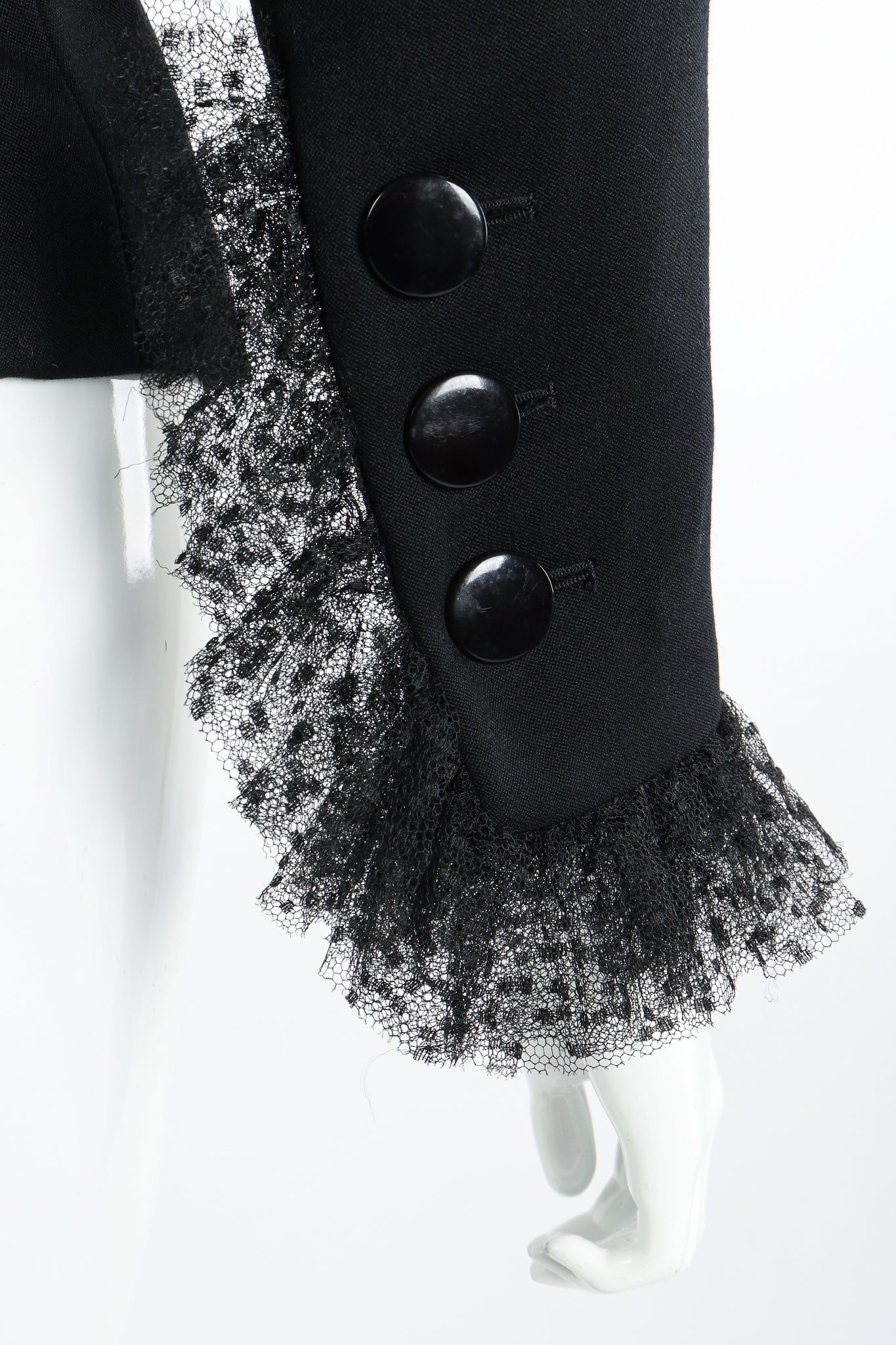 Tulle Ruffle Collar Jacket - Image 10