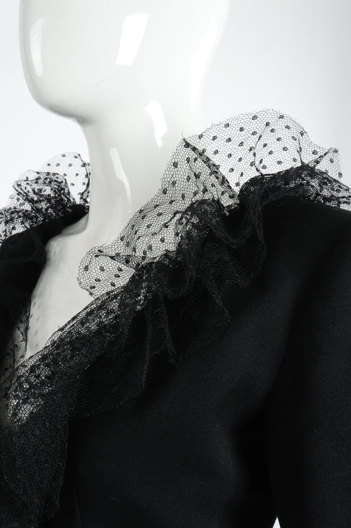 Tulle Ruffle Collar Jacket - Image 5