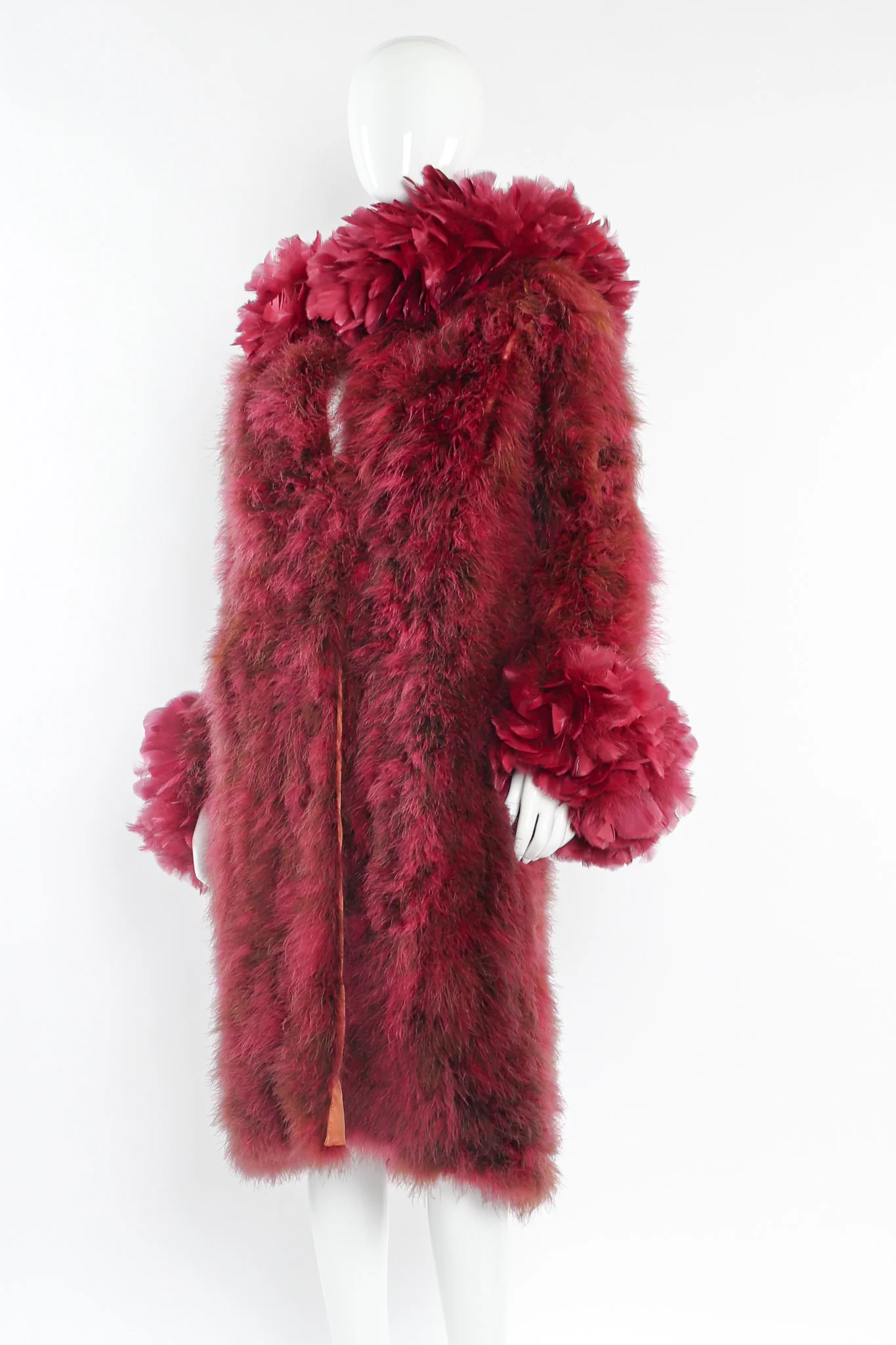 Ostrich Turkey Feather Coat - Image 2
