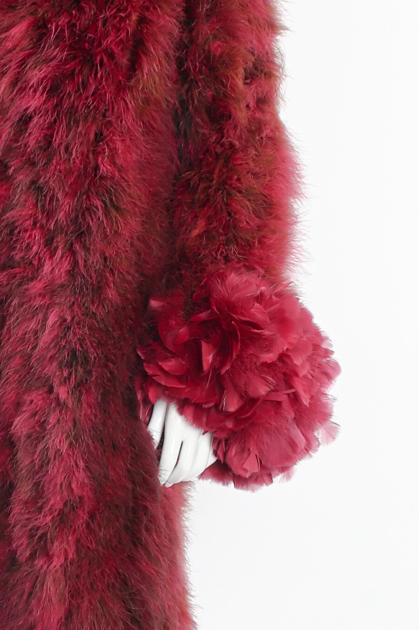 Ostrich Turkey Feather Coat - Image 8