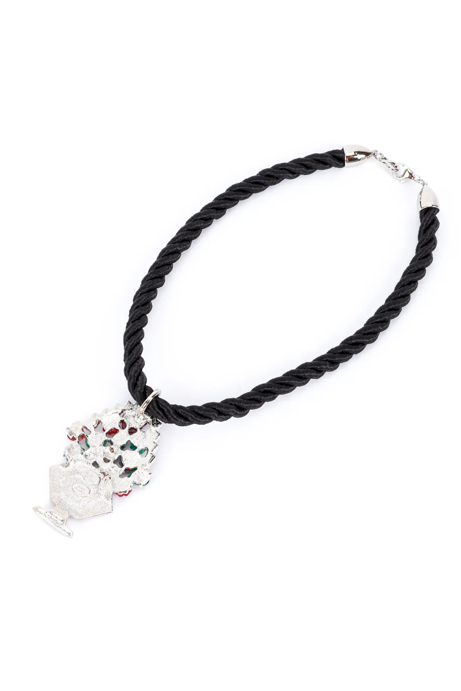 Tutti Frutti Deco Pendant Necklace - Image 3