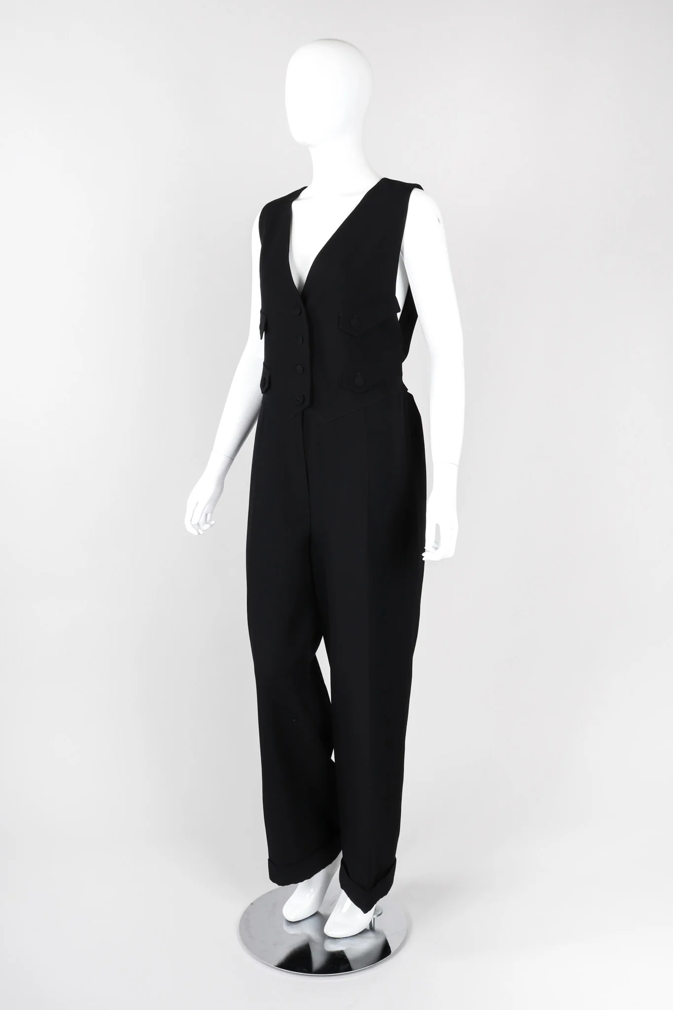 Tuxedo Vest Jumpsuit - Image 4
