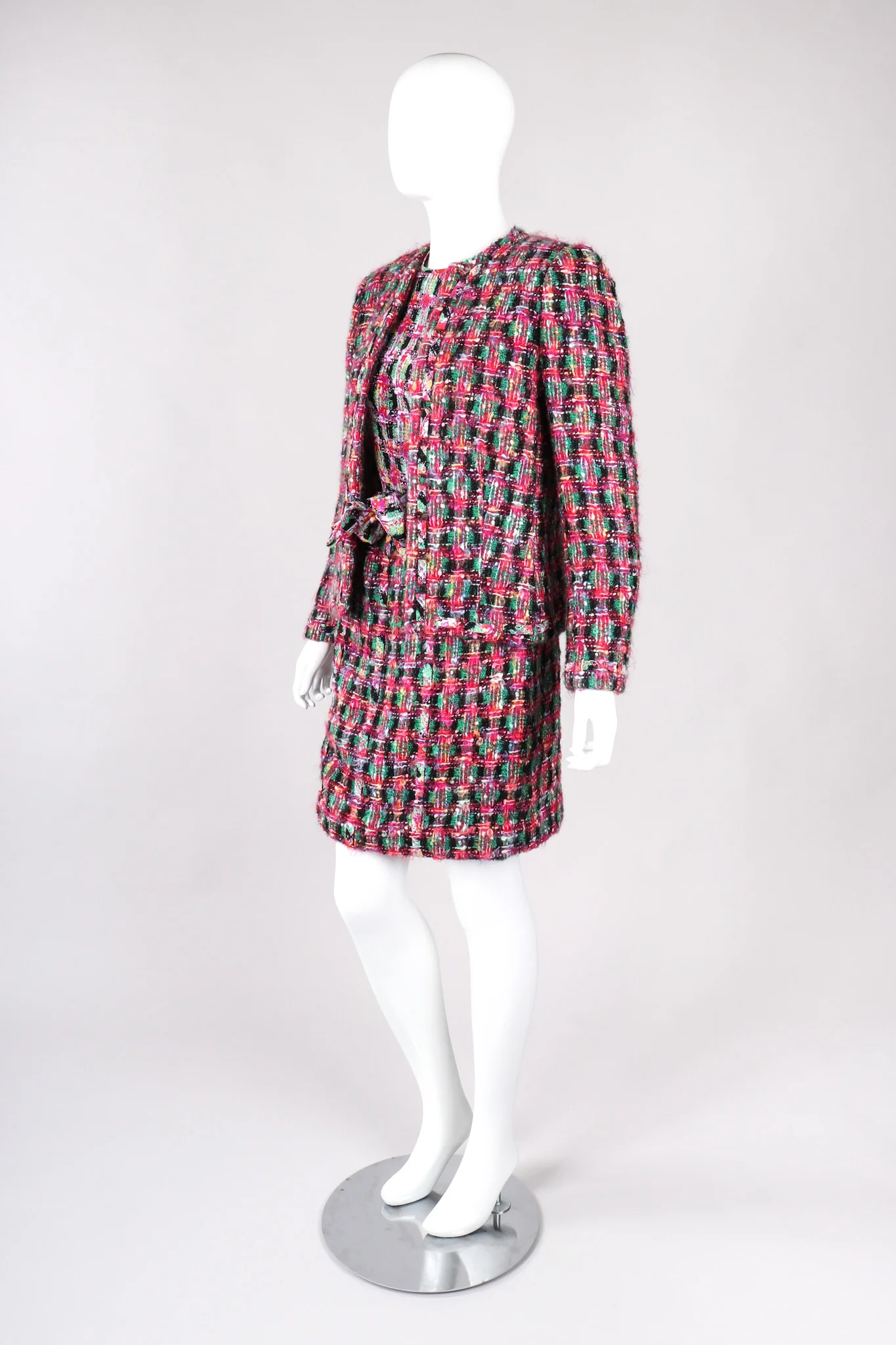 Tweed Jacket & Skirt Outfit Set - Image 3