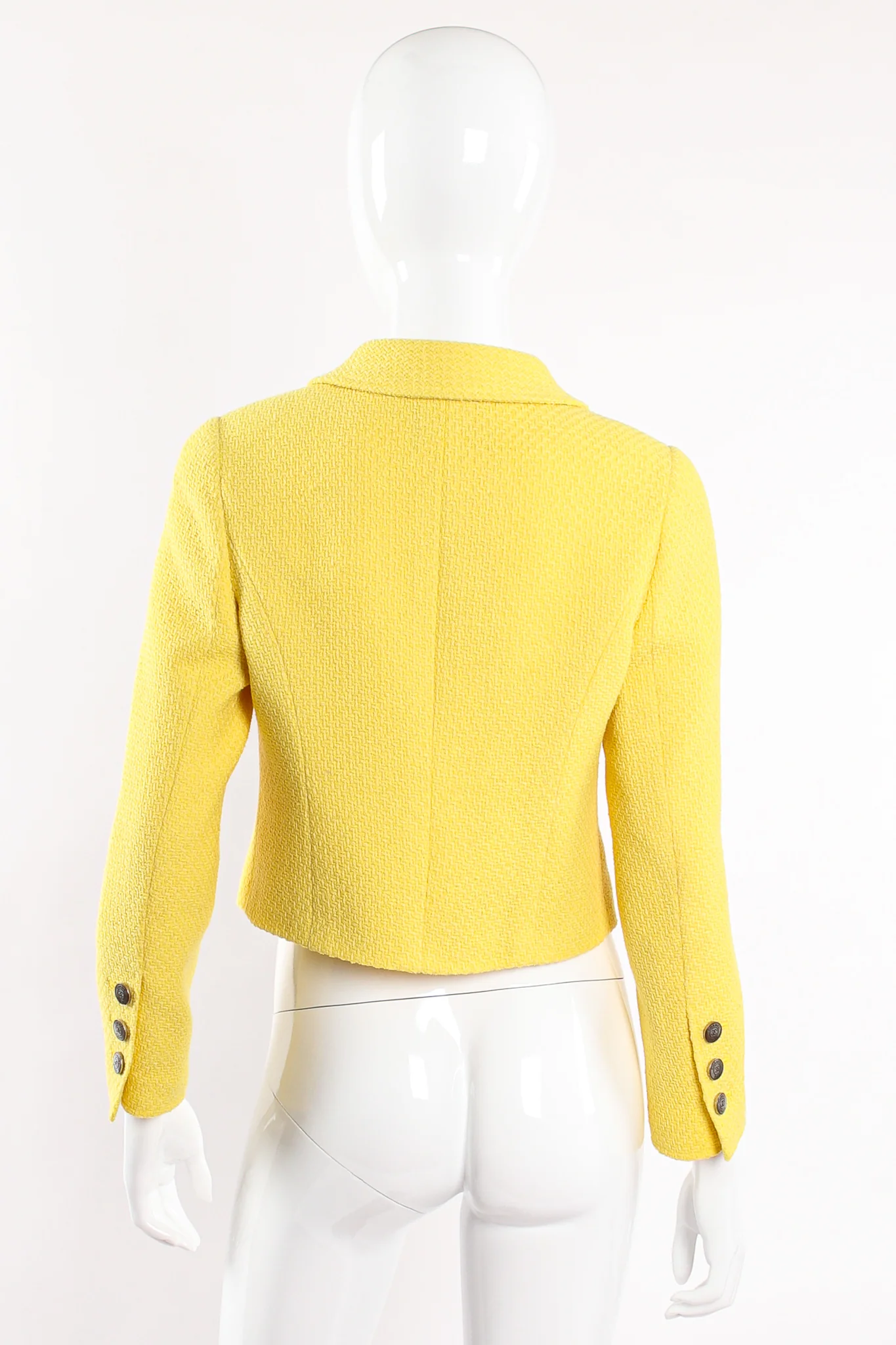 Tweed Shrunken Jacket - Image 10