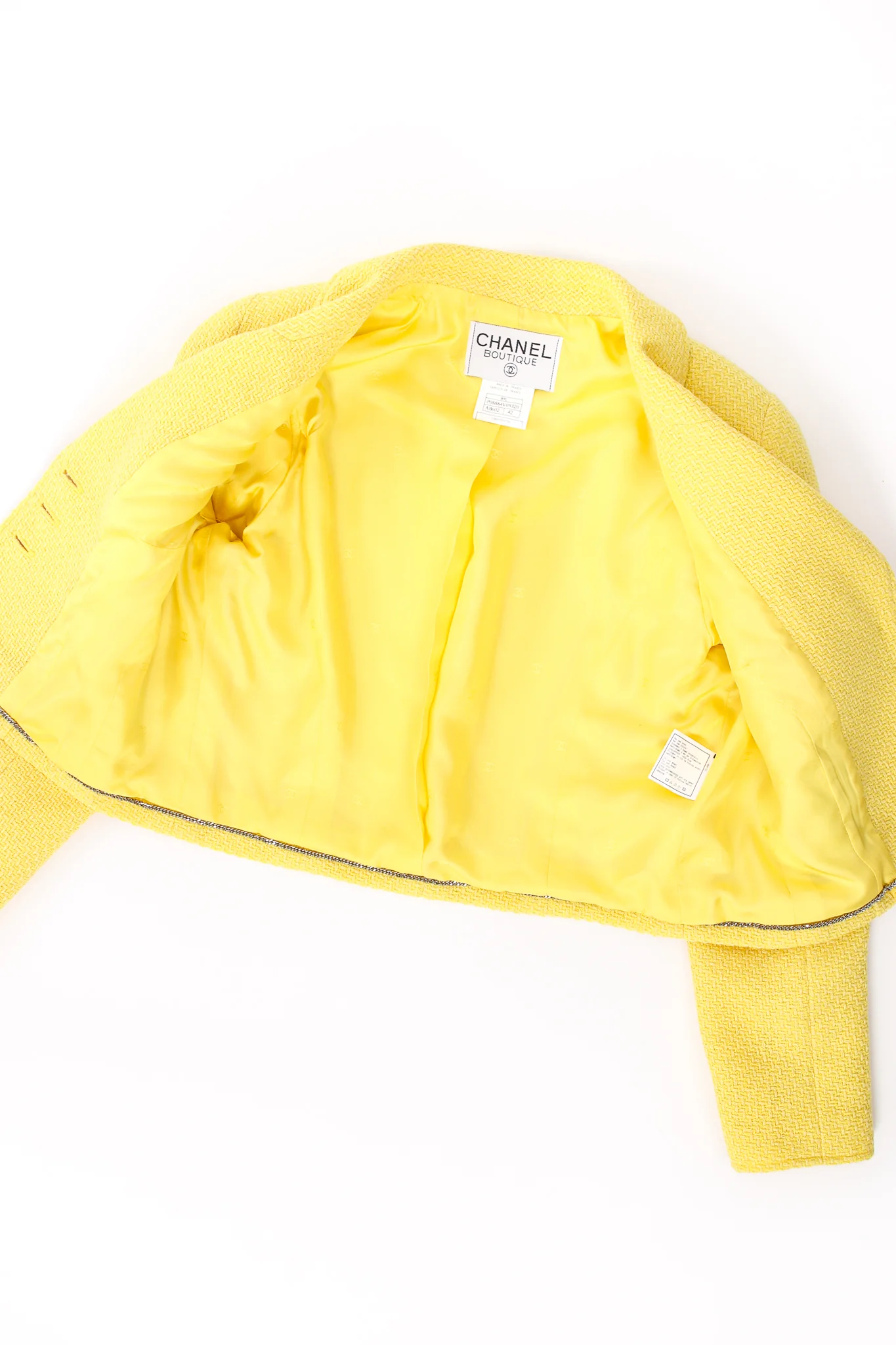 Tweed Shrunken Jacket - Image 14