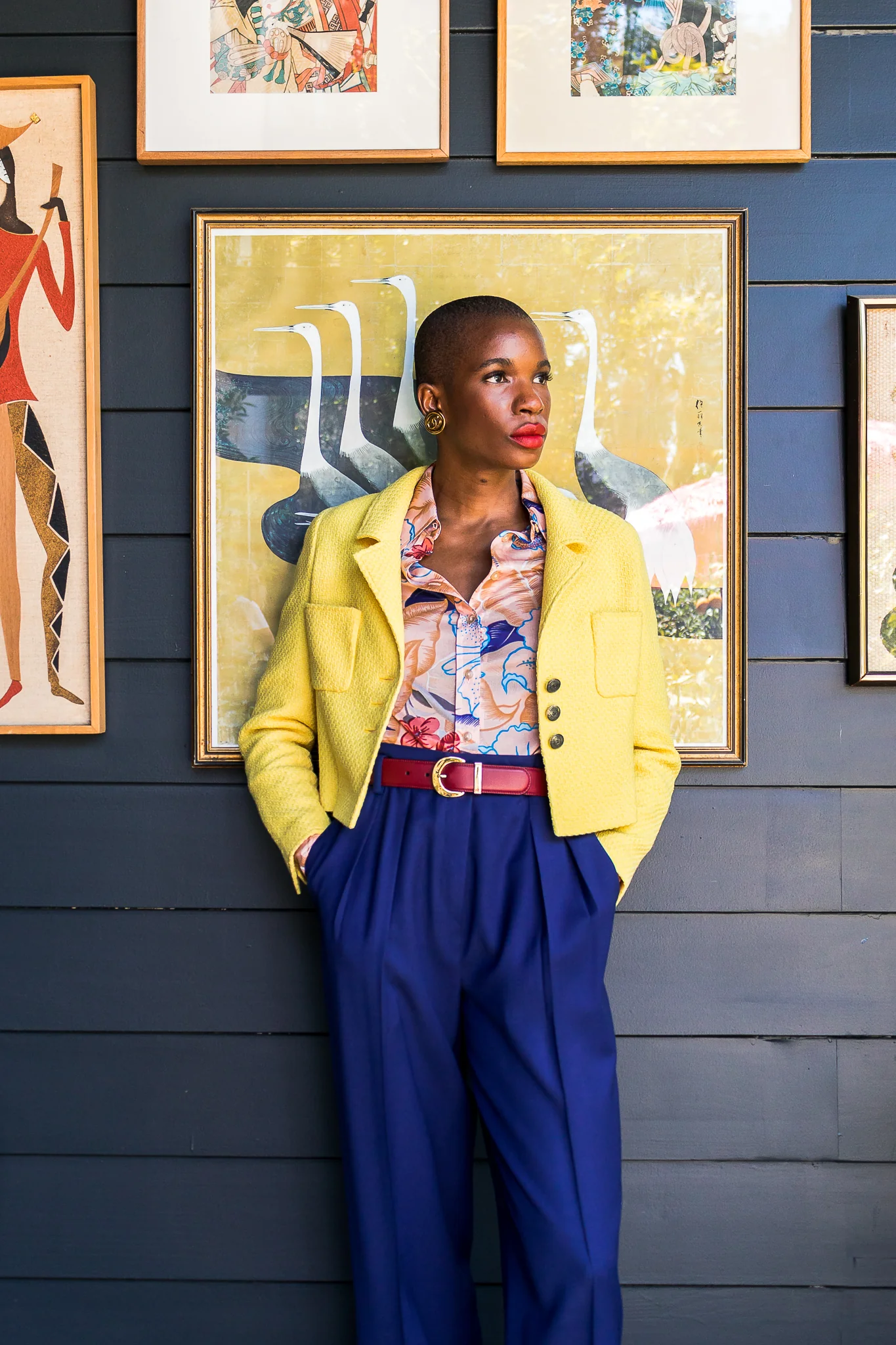Tweed Shrunken Jacket - Image 2