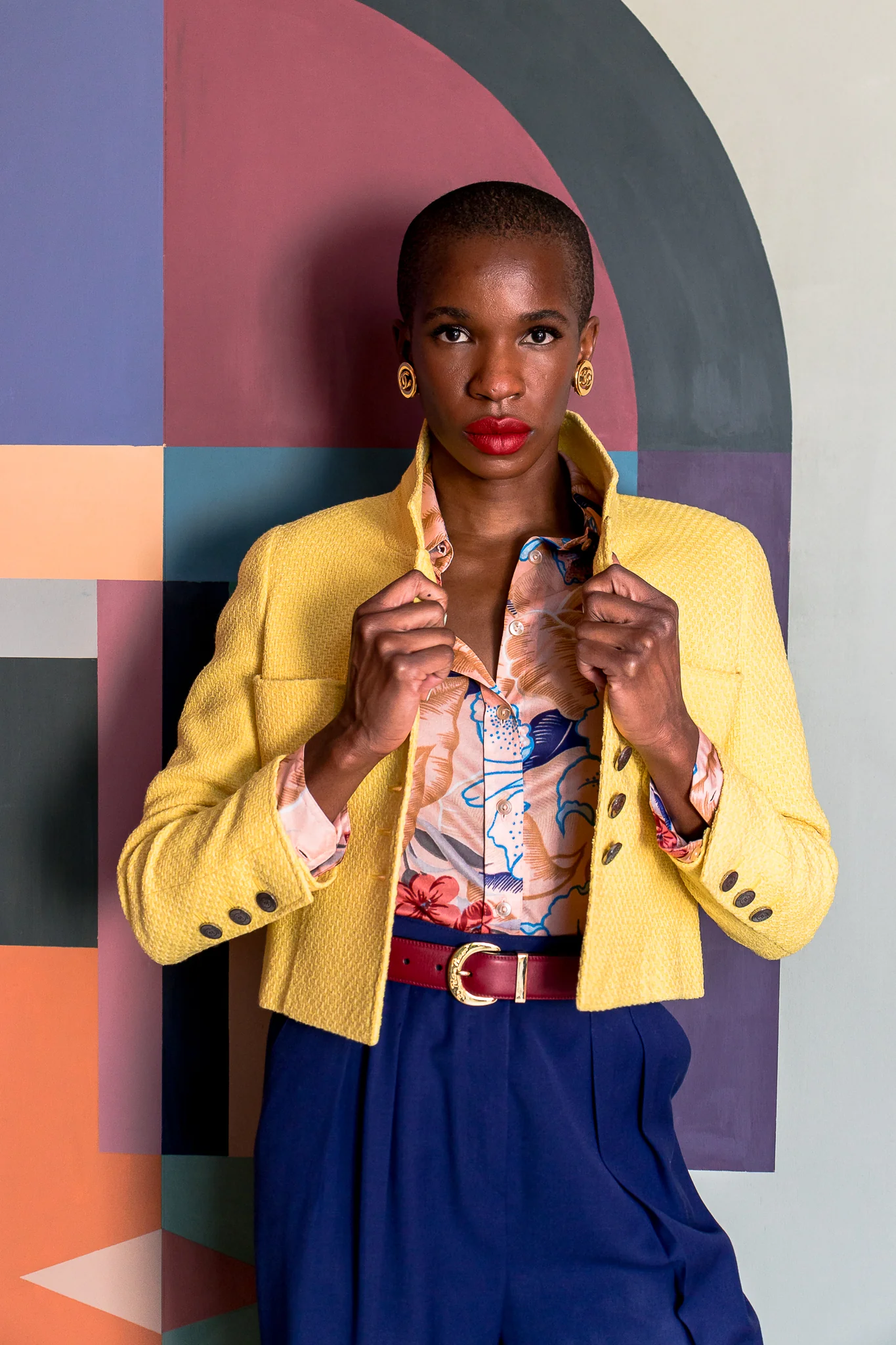 Tweed Shrunken Jacket - Image 3