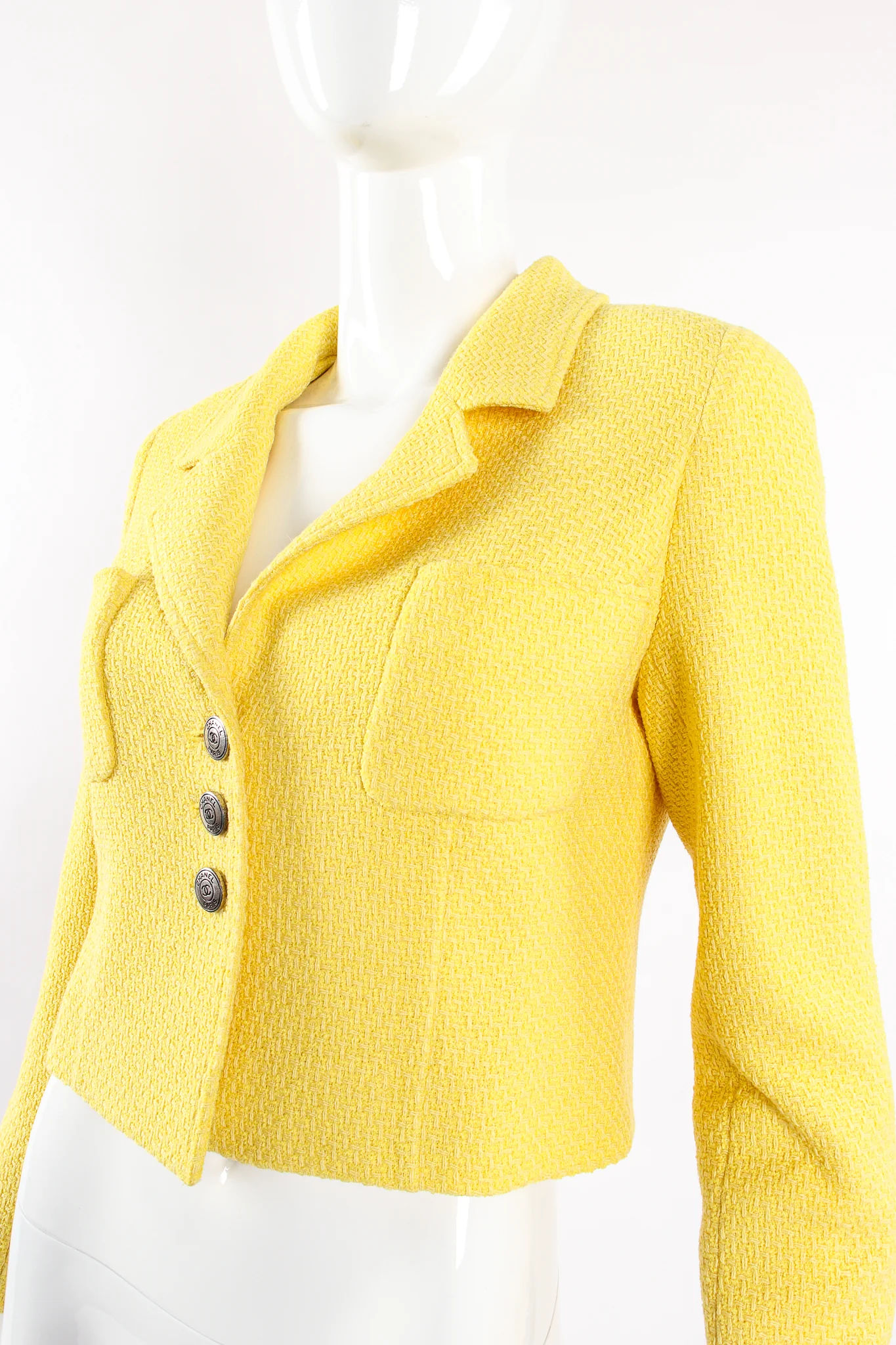 Tweed Shrunken Jacket - Image 6