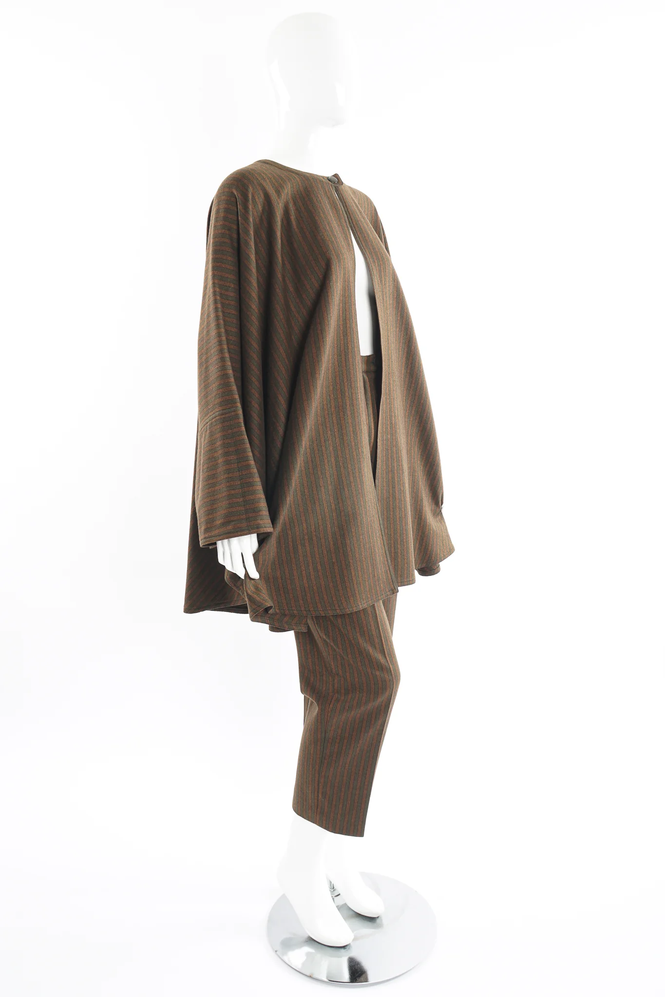 Tweed Stripe Cape & Pant Set - Image 7