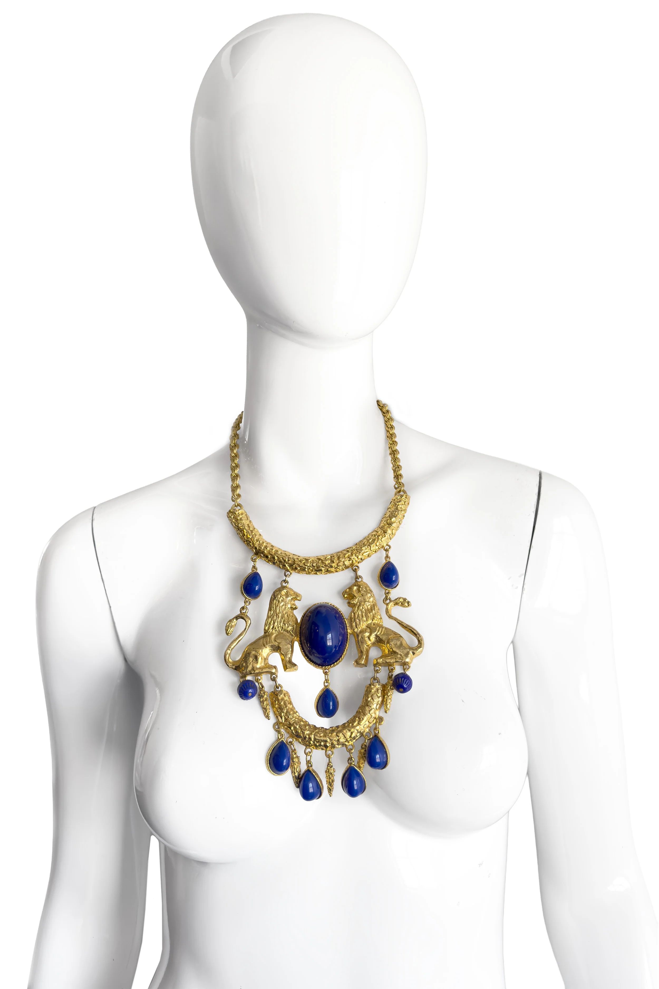 Twin Lions Pendant Necklace III - Image 2