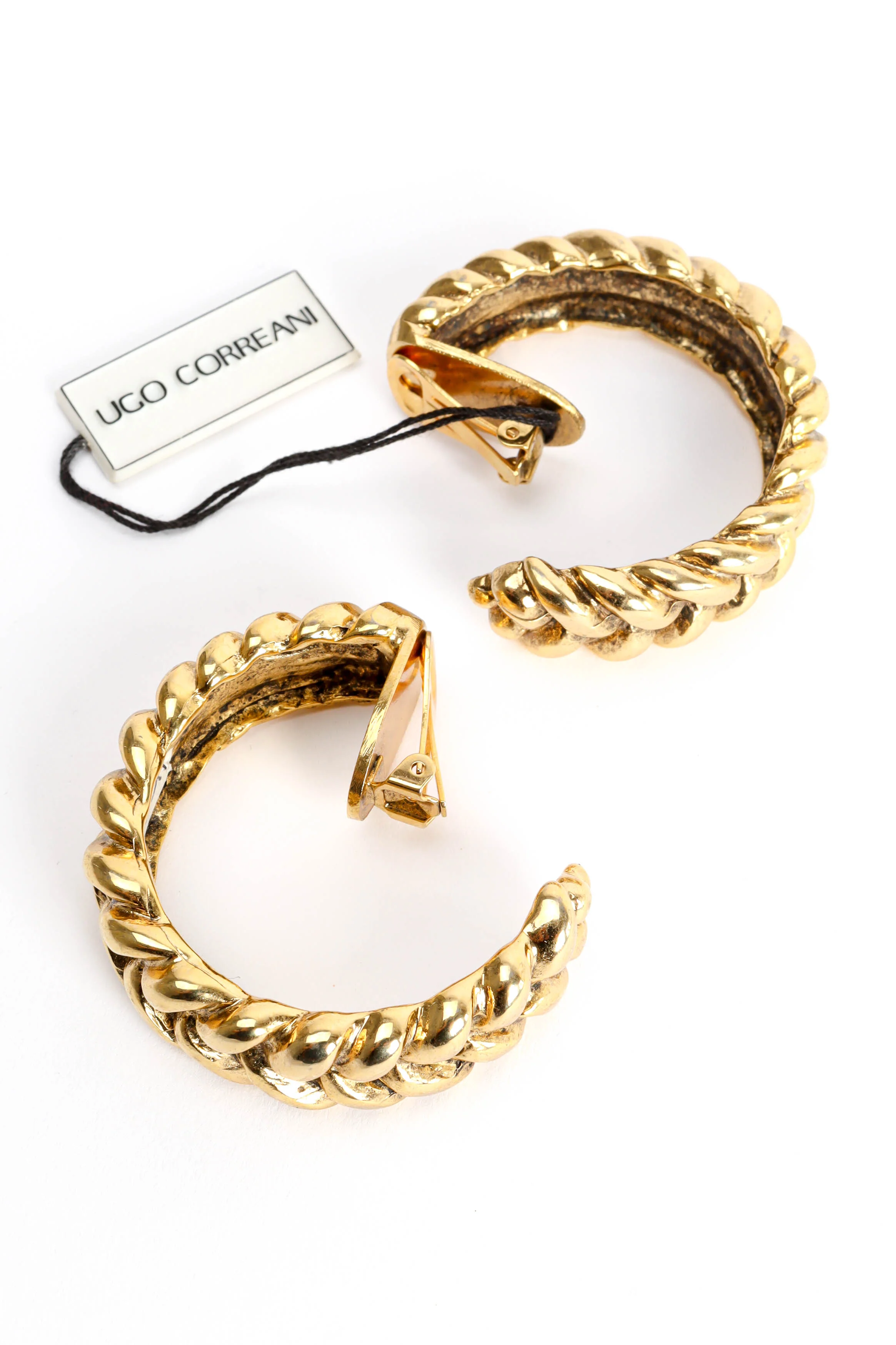 Twist Braid Hoop Earrings - Image 7