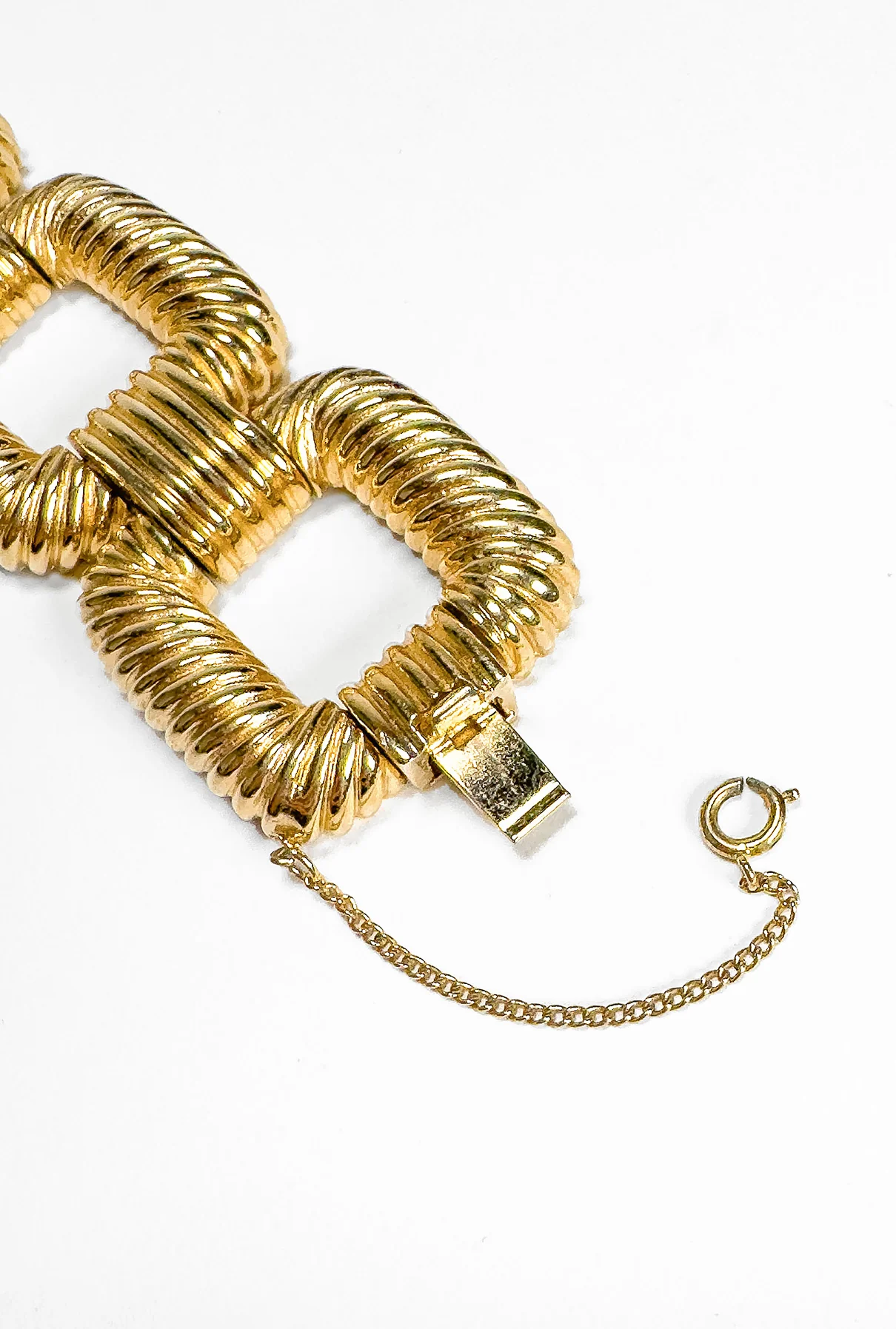 Twist Square Link Bracelet - Image 4