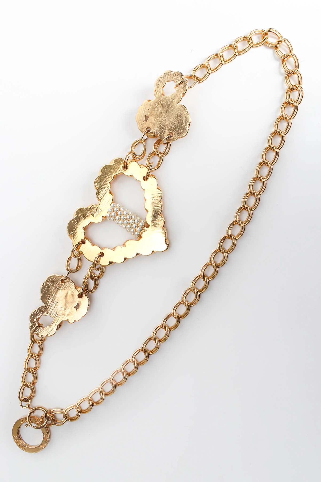 Twisted Love Pearl Chain Belt - Image 4
