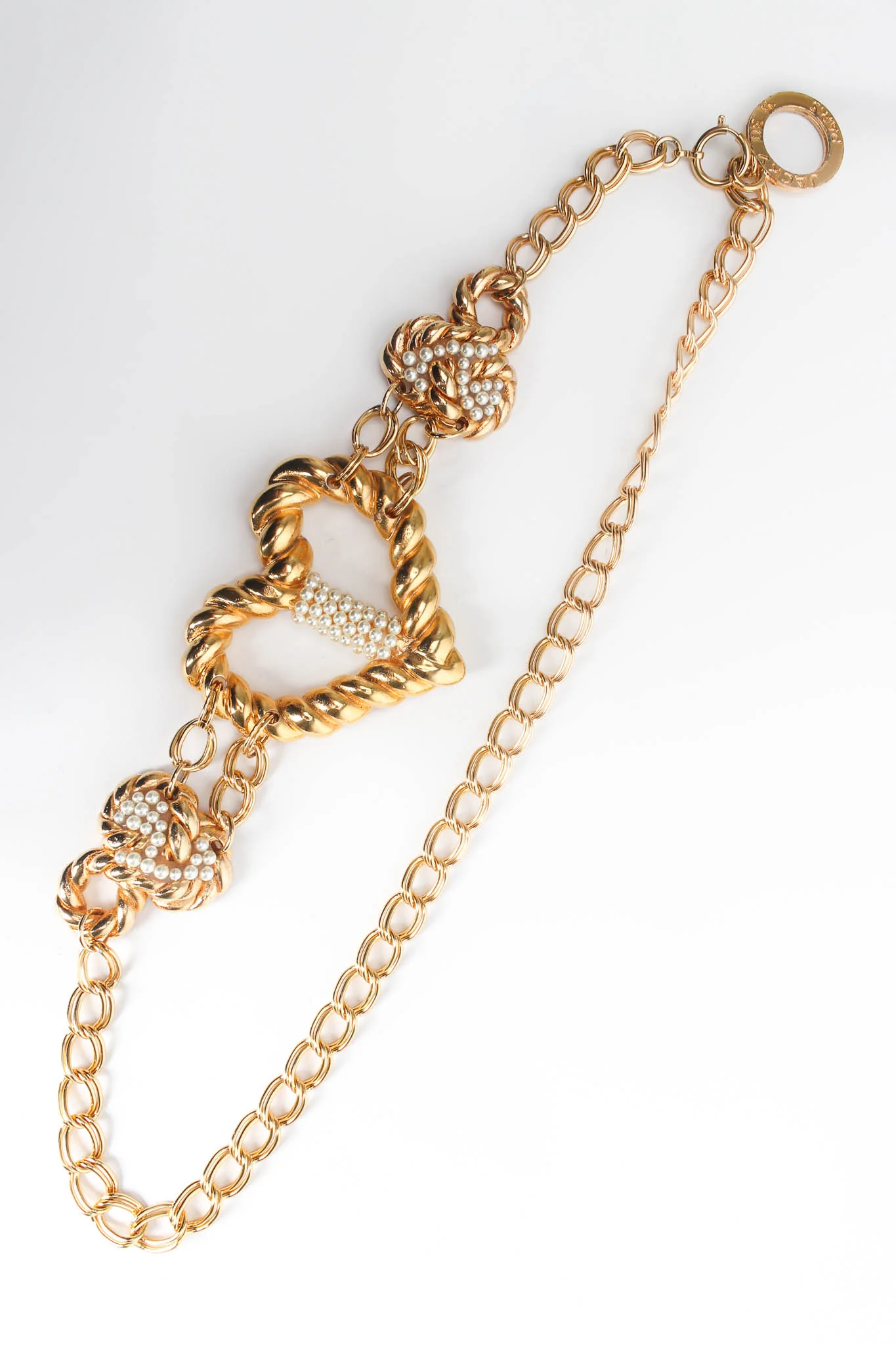 Twisted Love Pearl Chain Belt - Image 5