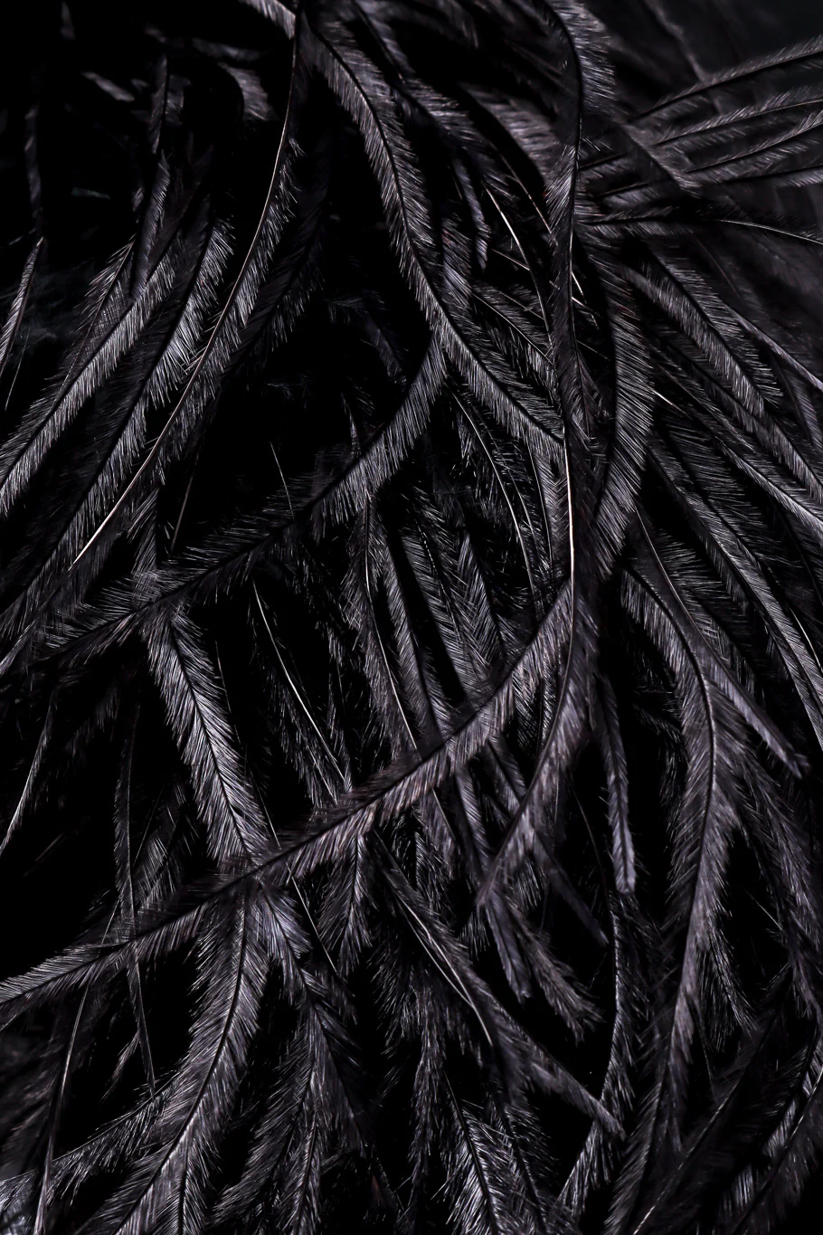 Ubud One-Shoulder Feather Gown - Image 6