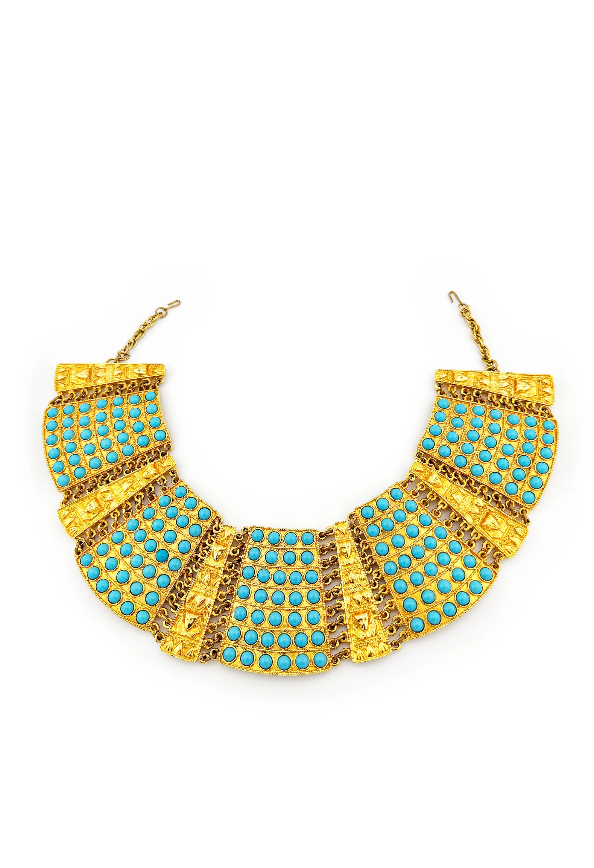 Ultra Wide Beaded Egyptian Choker - Image 2