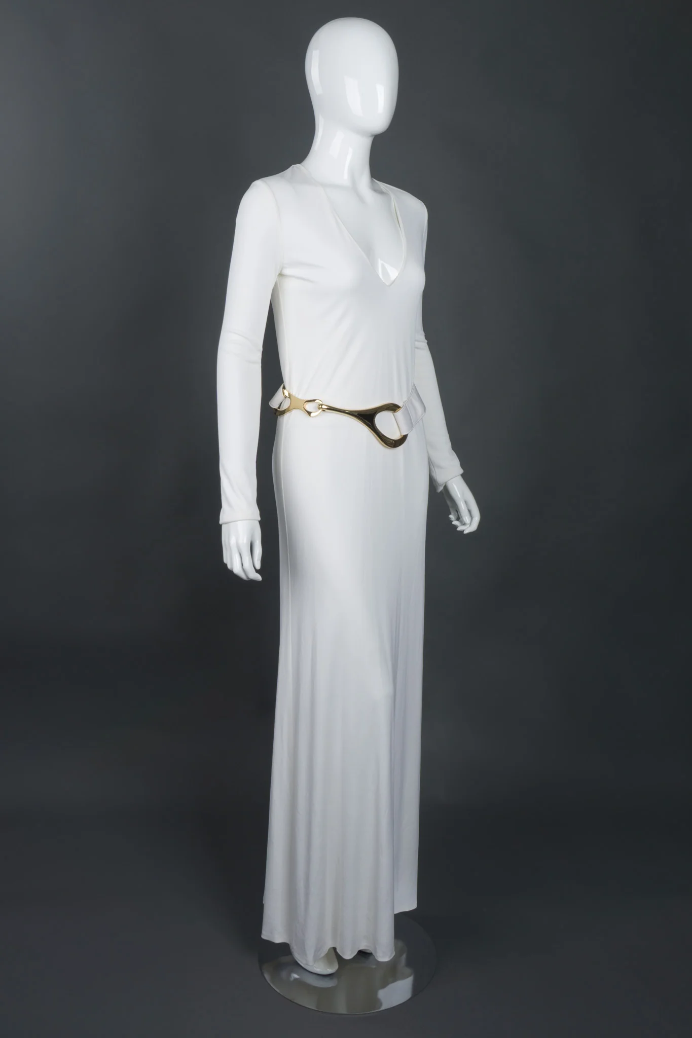 Tom Ford V-Neck Jersey Gown - Image 9
