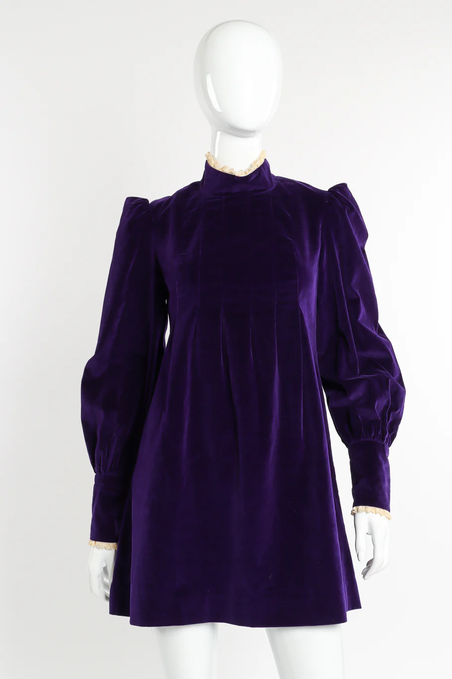 Velvet Babydoll Dress