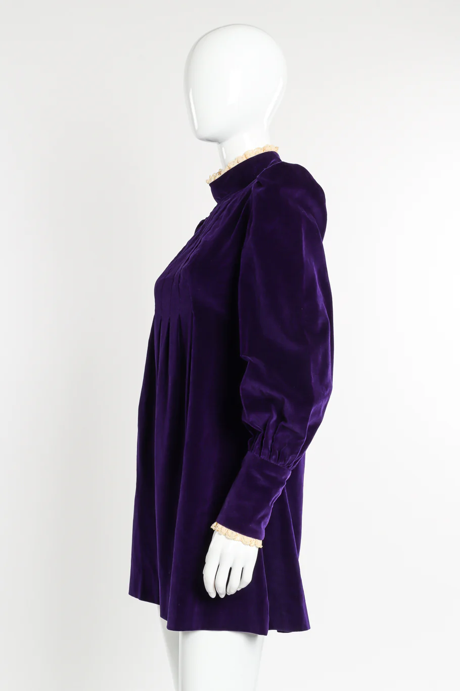 Velvet Babydoll Dress - Image 2