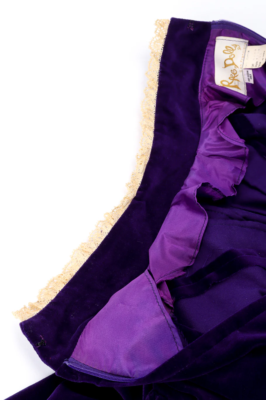 Velvet Babydoll Dress - Image 6