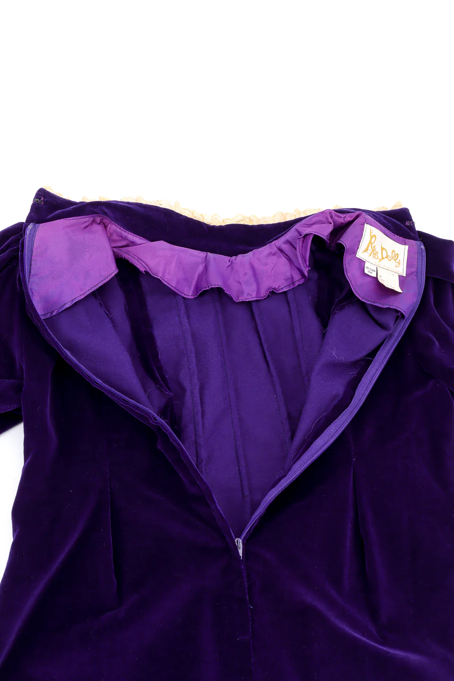 Velvet Babydoll Dress - Image 7
