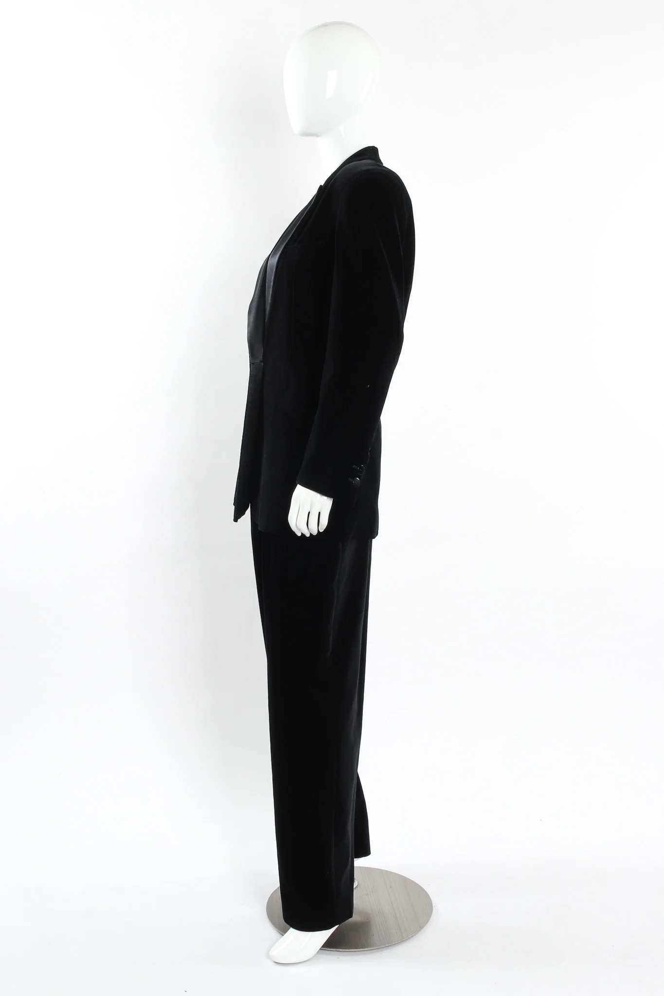 Velvet Blazer & Pant Suit Set - Image 4