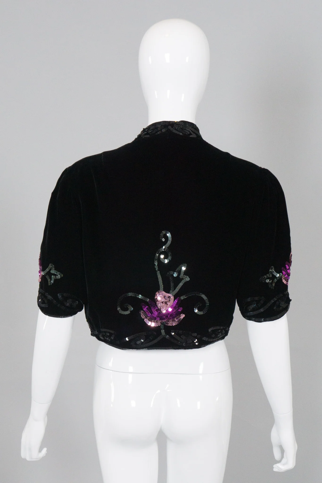 Velvet Bolero Jacket - Image 5