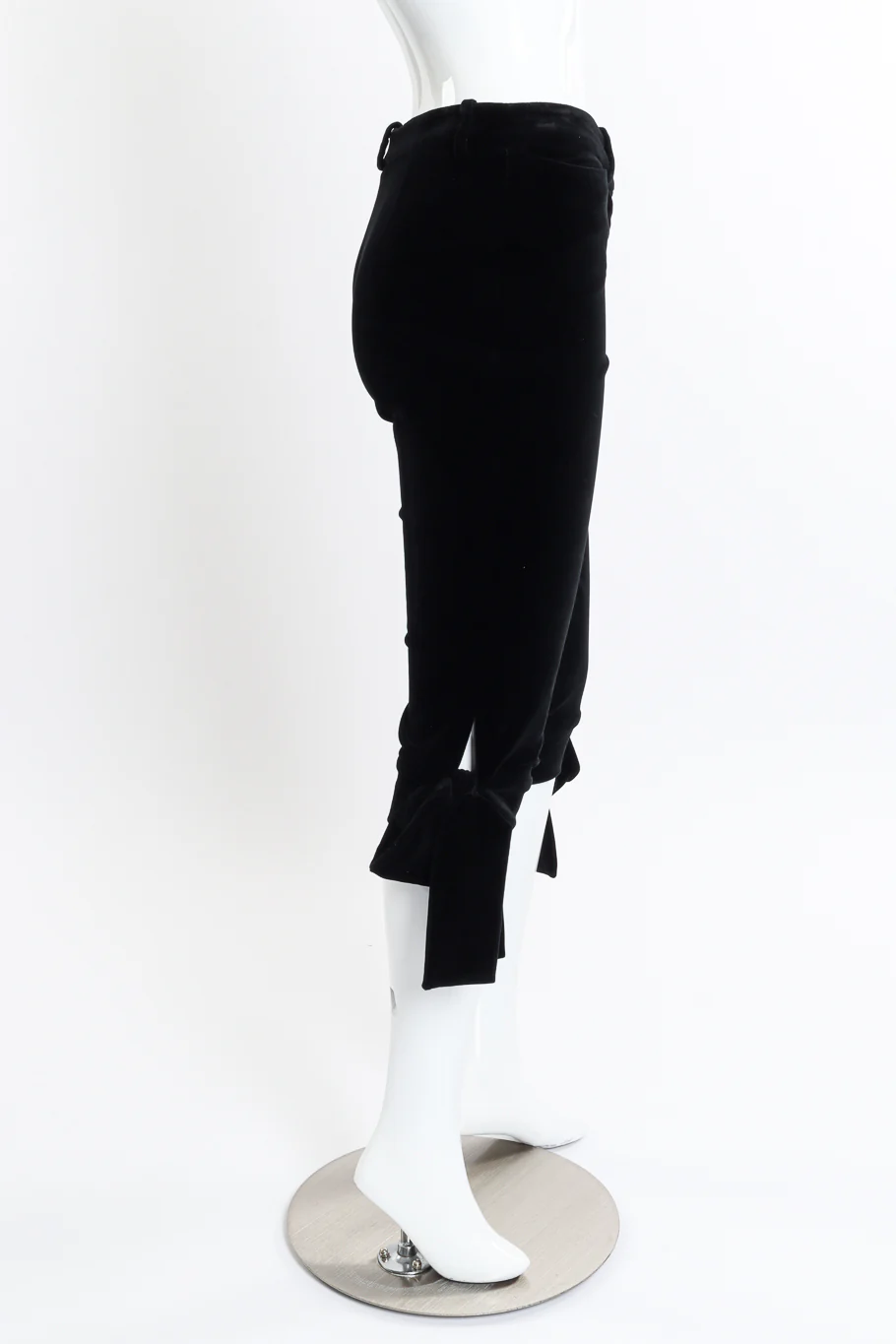 2002 F/W Velvet Bow Tie Pants - Image 2