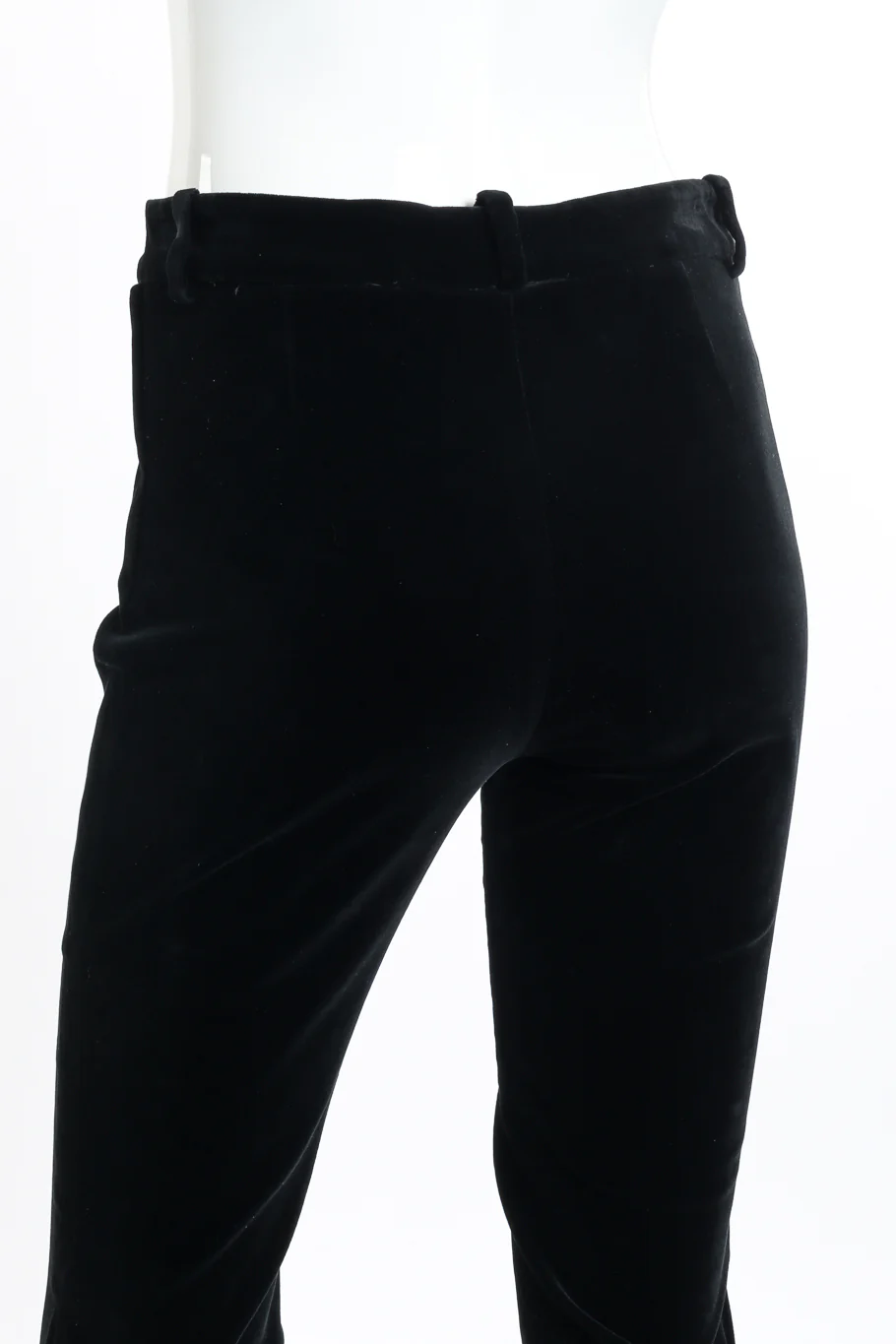 2002 F/W Velvet Bow Tie Pants - Image 4