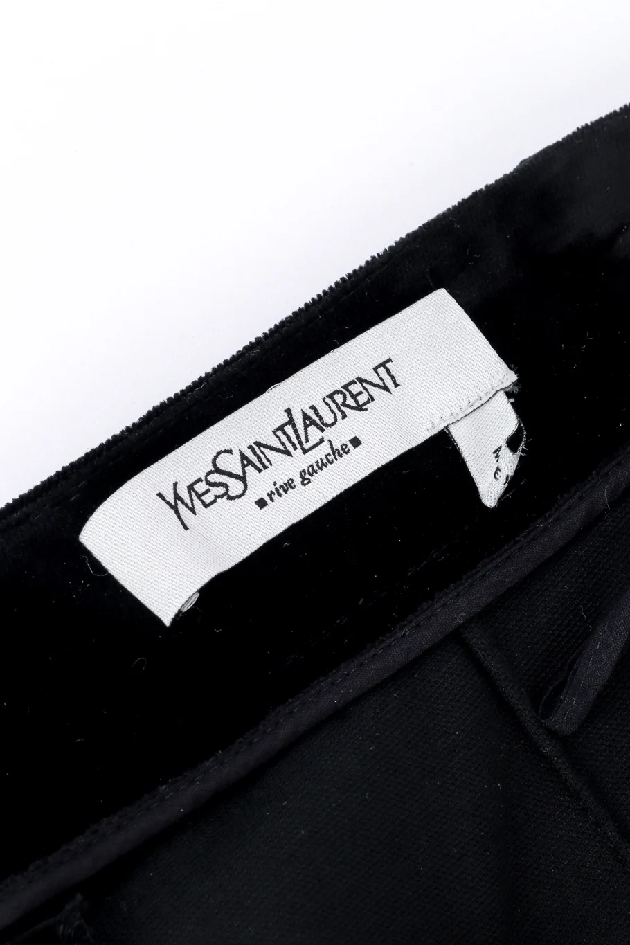2002 F/W Velvet Bow Tie Pants - Image 9