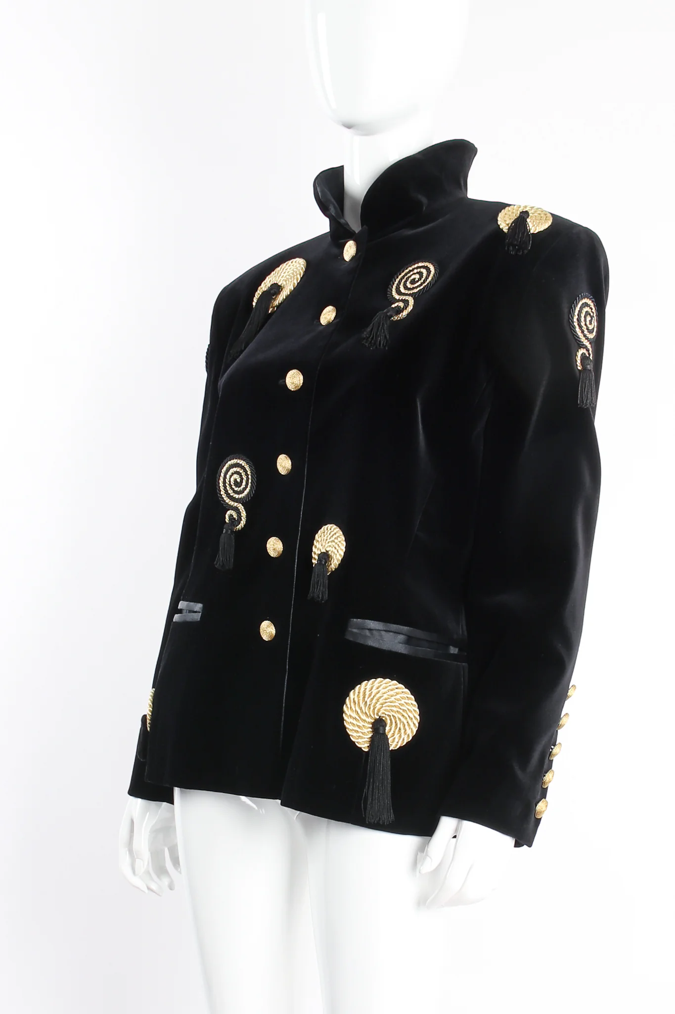 Velvet Braid Tassel Jacket - Image 2