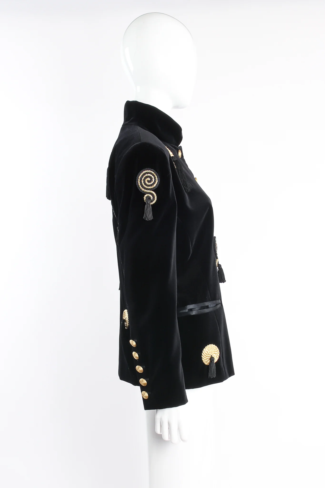 Velvet Braid Tassel Jacket - Image 3