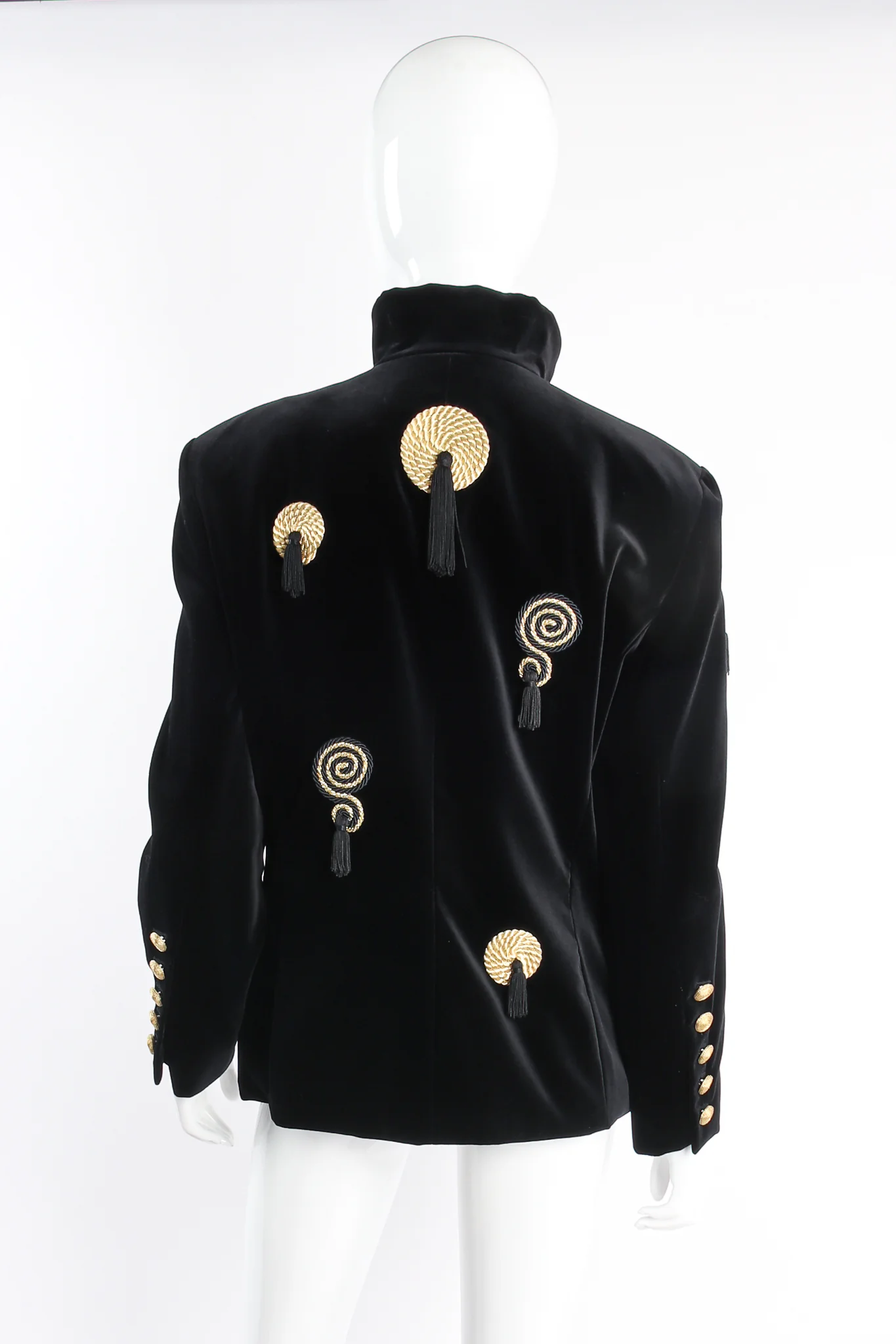 Velvet Braid Tassel Jacket - Image 4