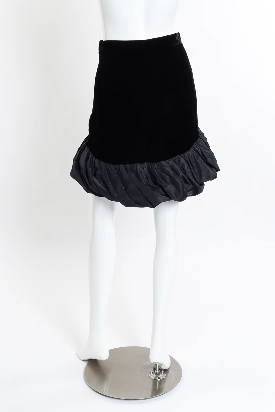 Velvet Bubble Hem Skirt - Image 3