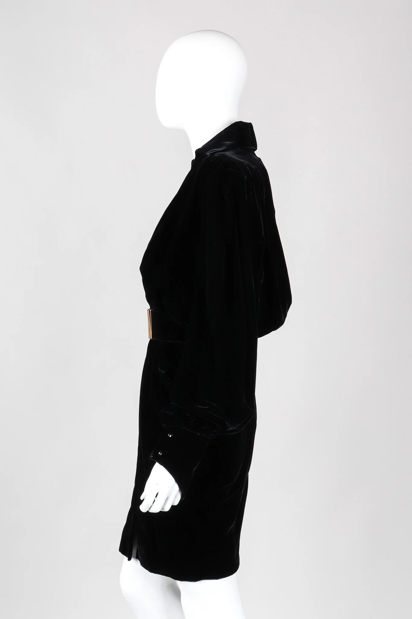 Velvet Buckle Dress - Image 5