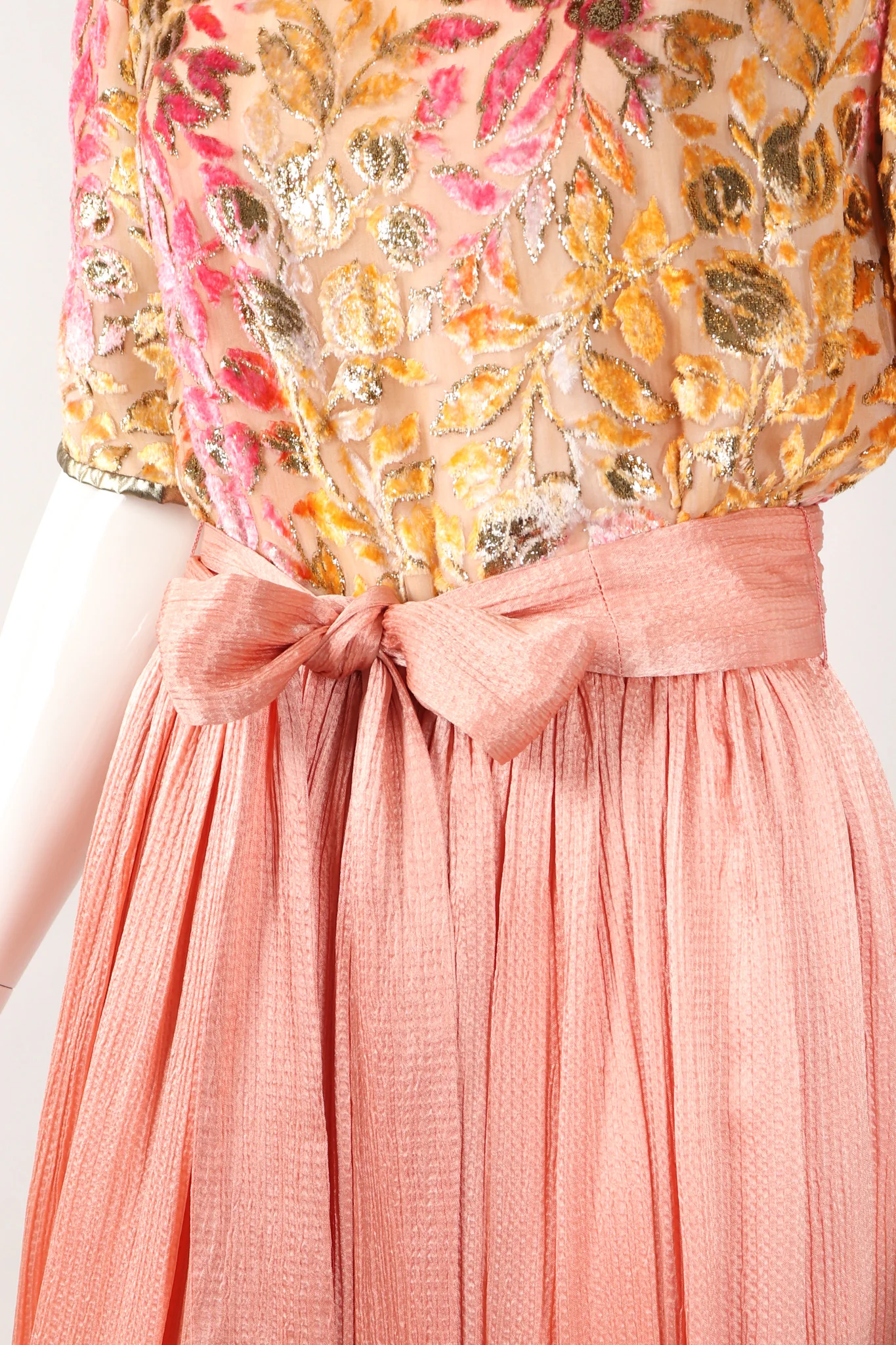 Velvet Burnout Blush Dress - Image 10
