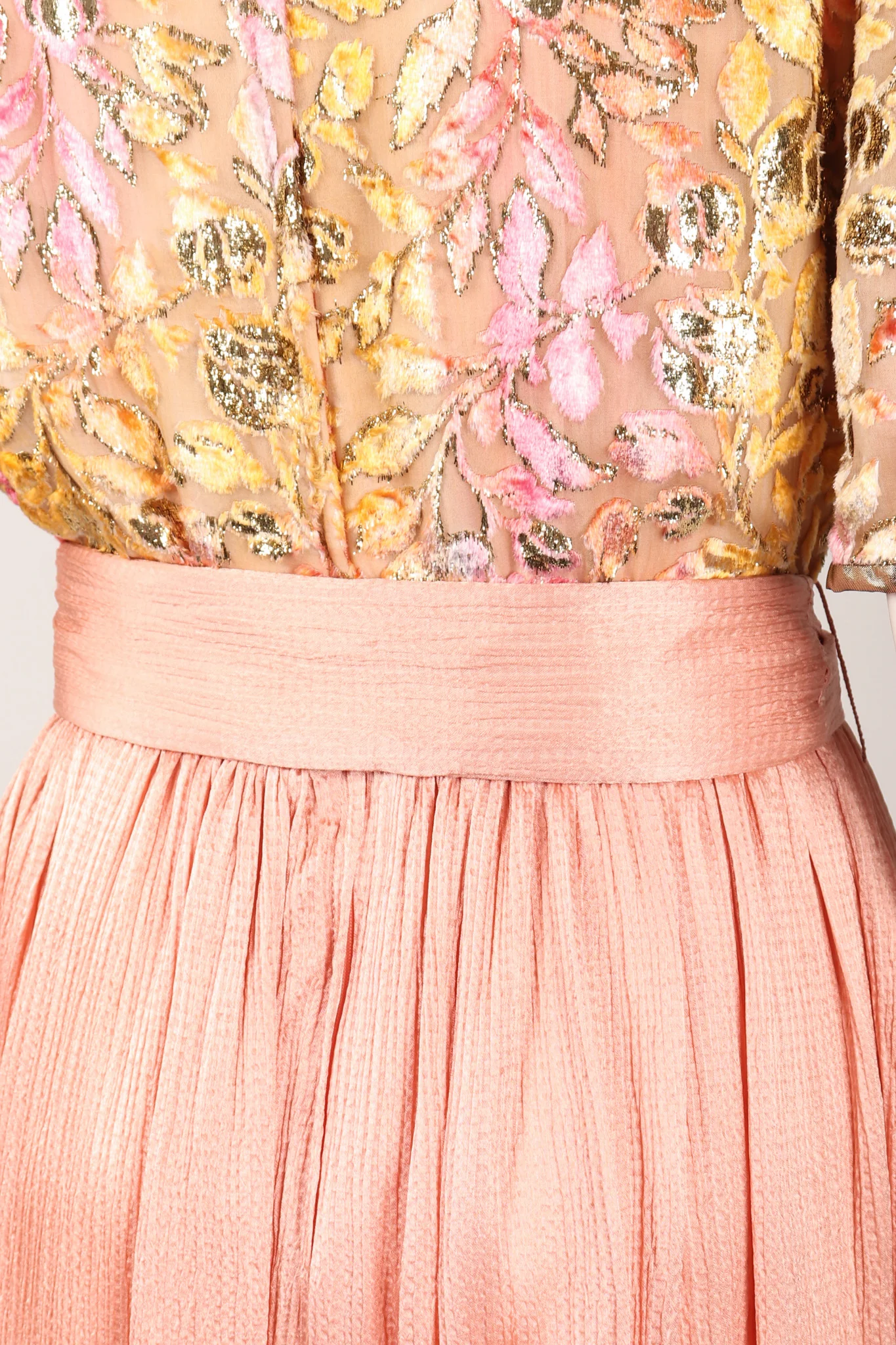 Velvet Burnout Blush Dress - Image 11