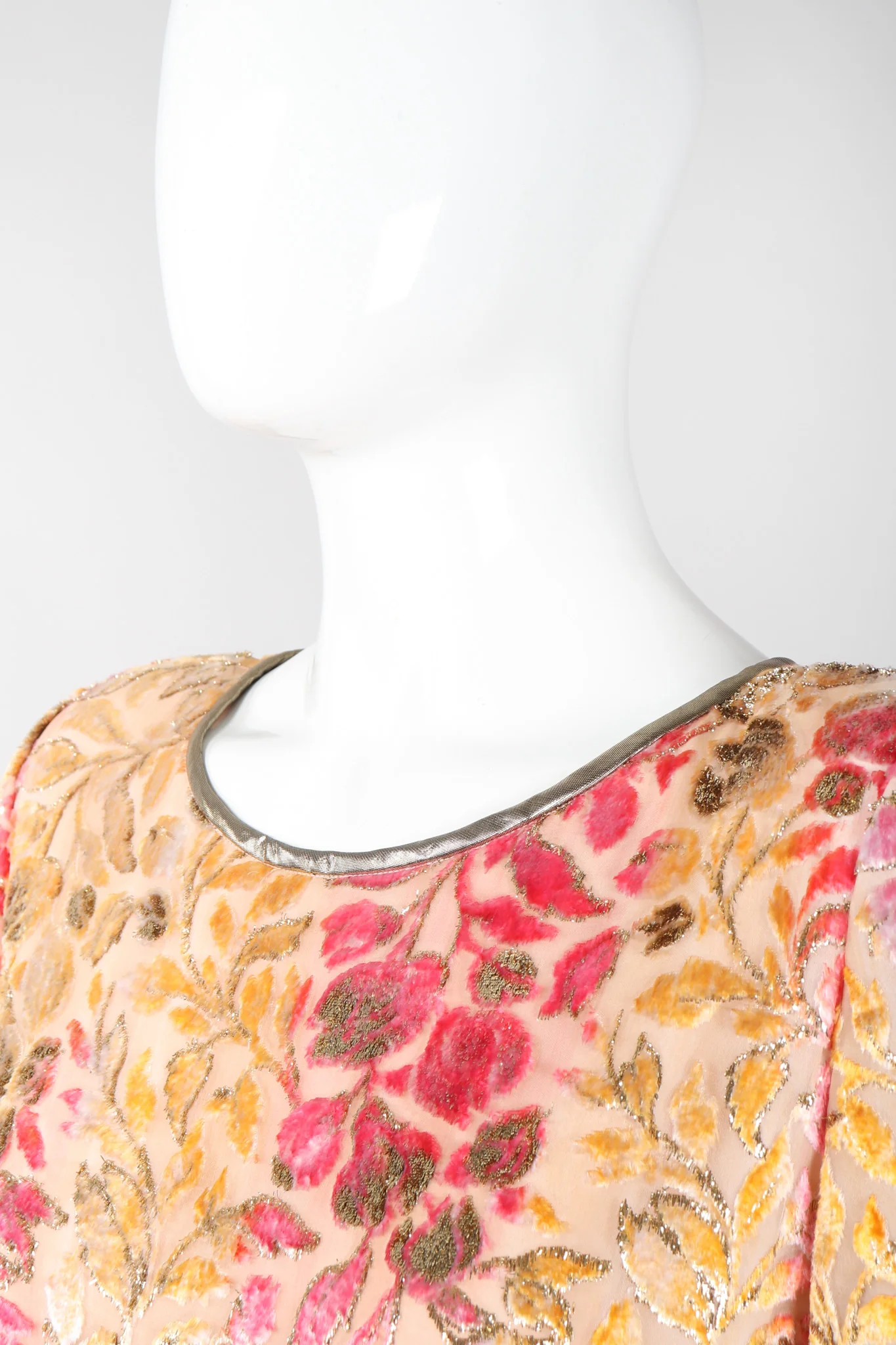 Velvet Burnout Blush Dress - Image 9