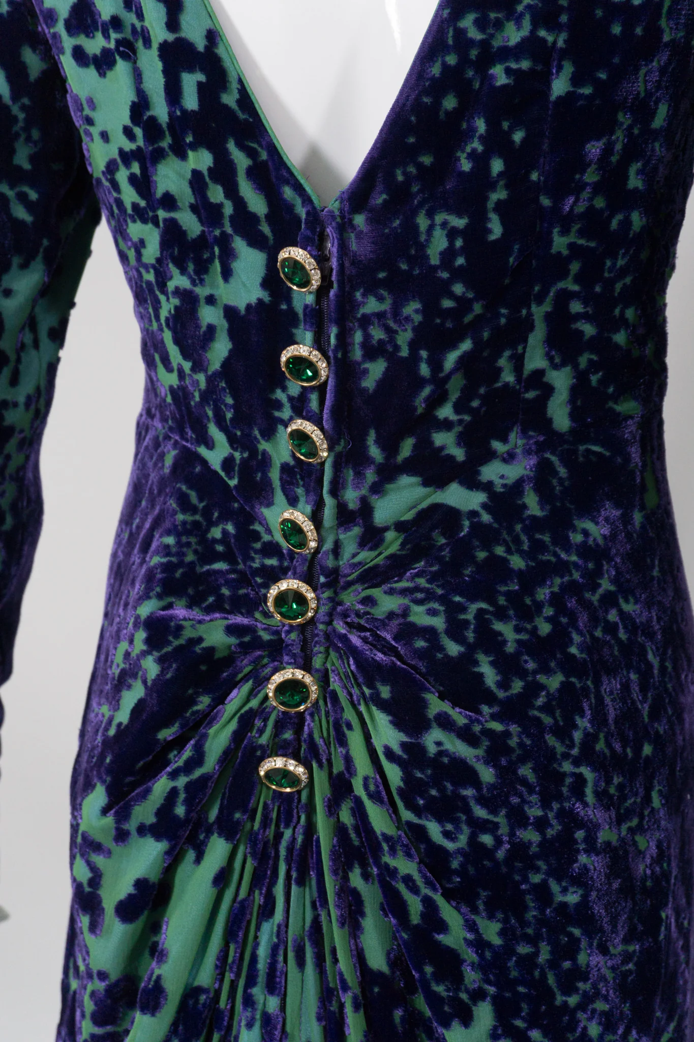 Velvet Burnout Gown - Image 7