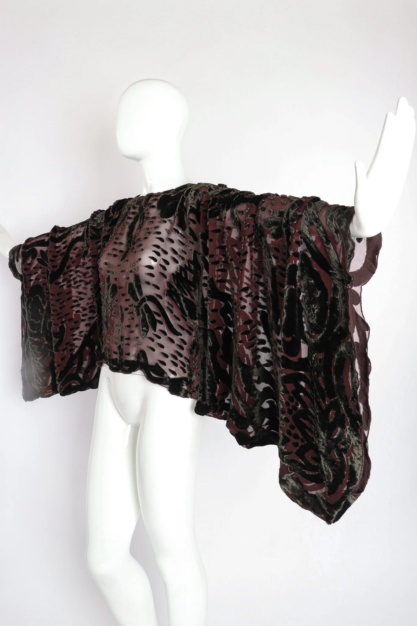Velvet Burnout Kimono Top - Image 6
