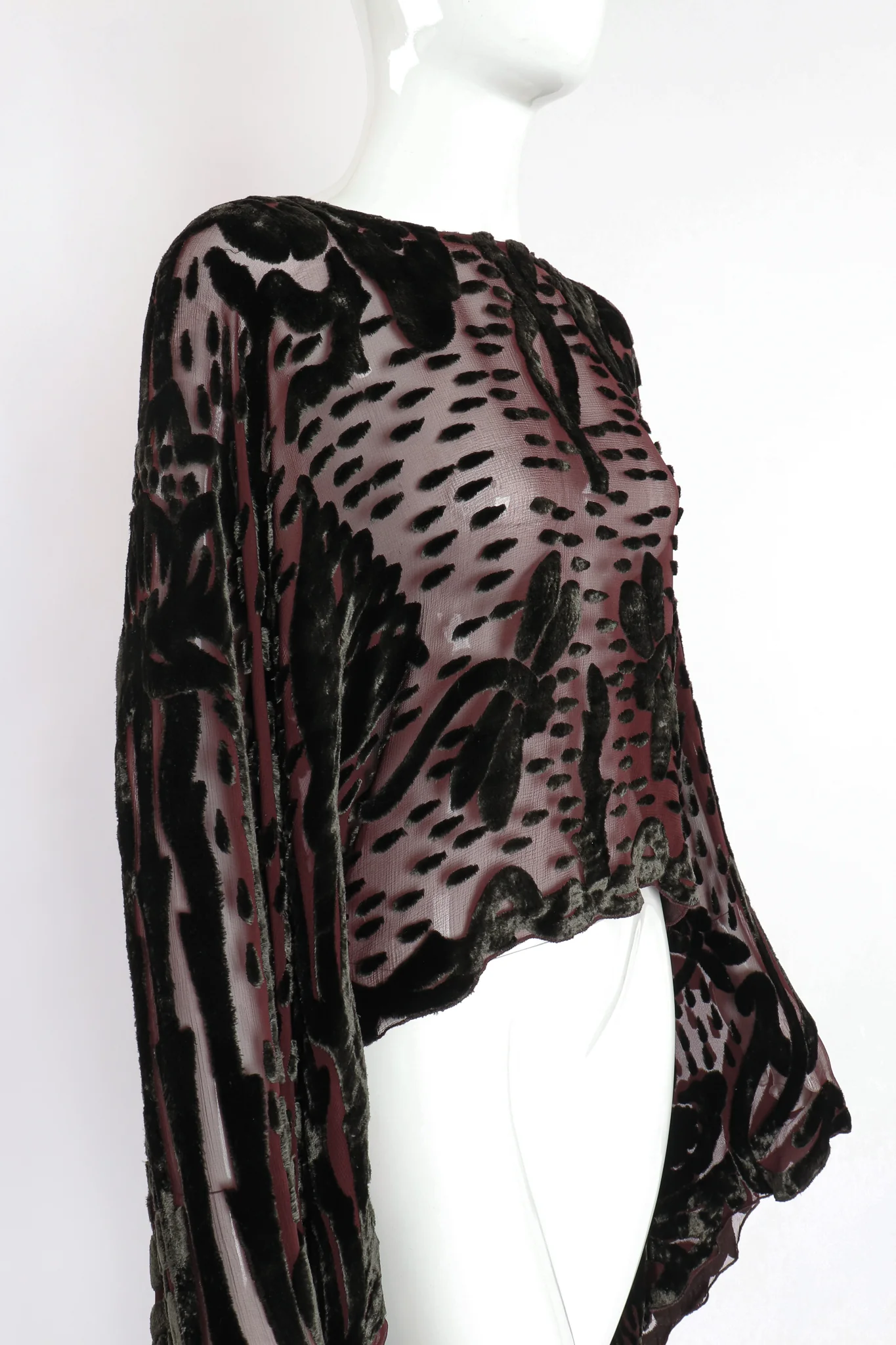 Velvet Burnout Kimono Top - Image 7