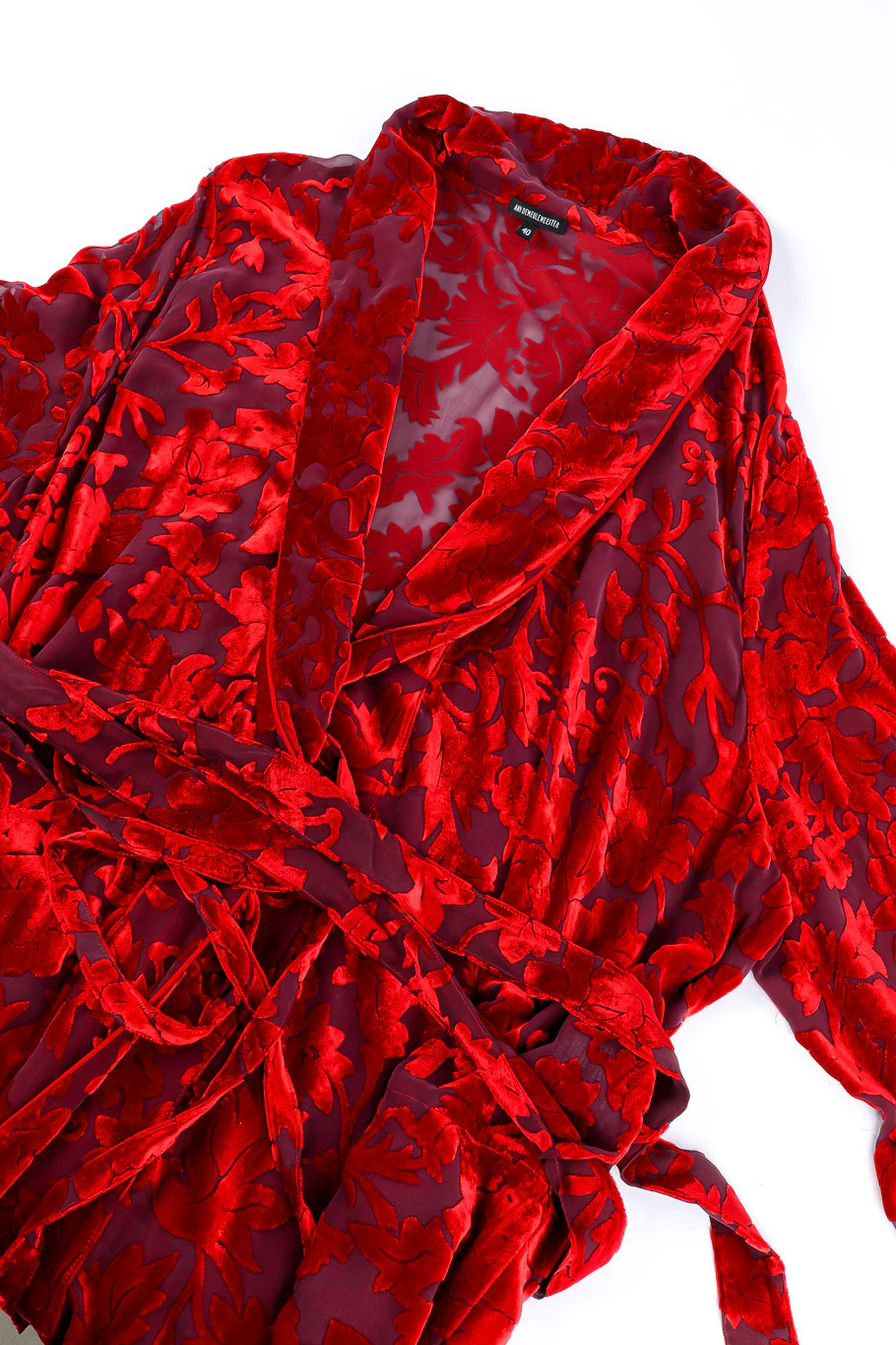 Velvet Burnout Robe Jacket - Image 7