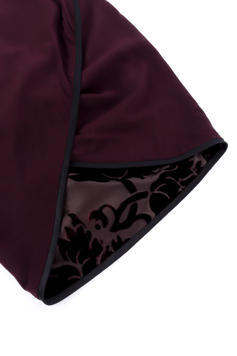 Velvet Burnout Wrap Skirt - Image 7