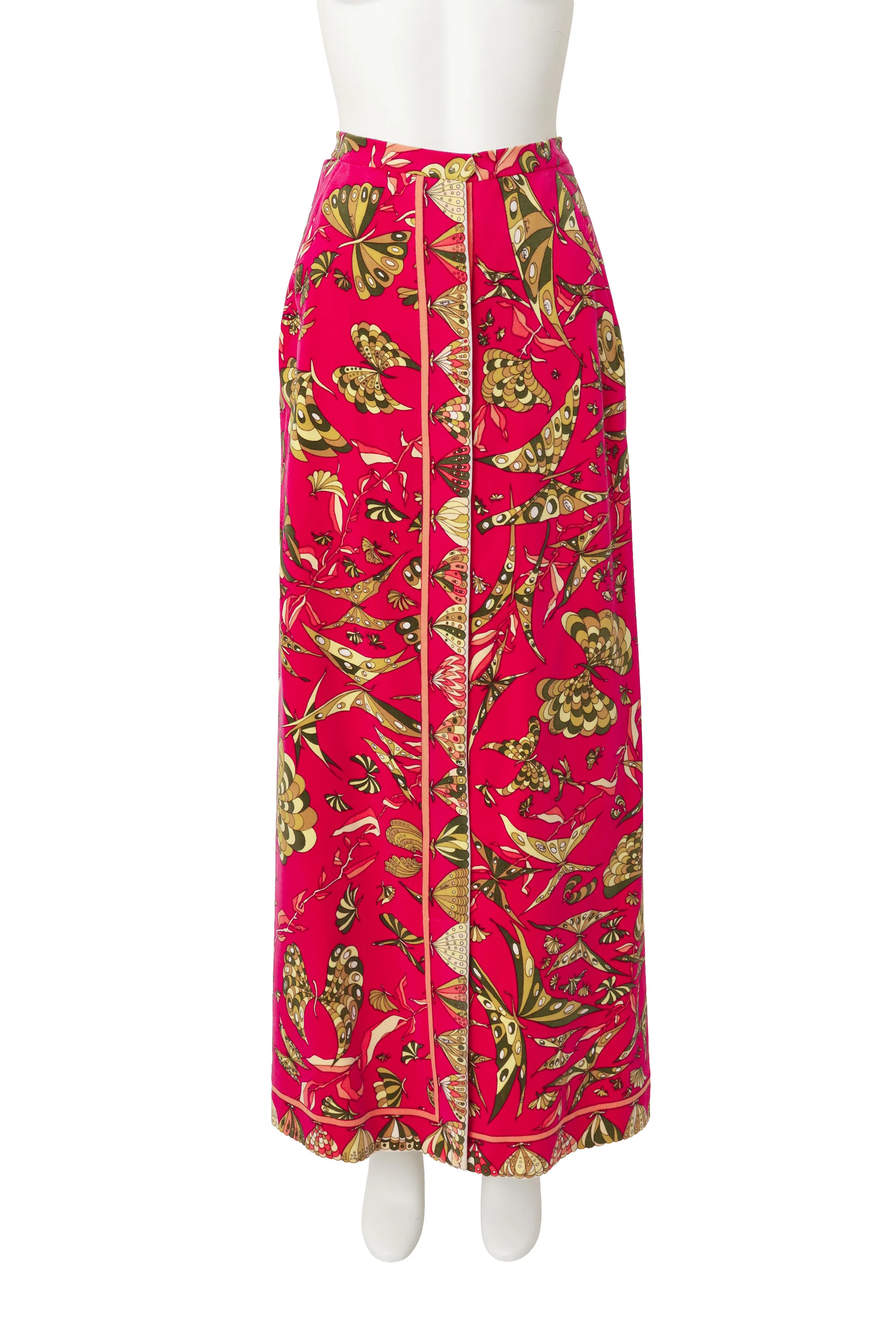 Velvet Butterfly Maxi Skirt