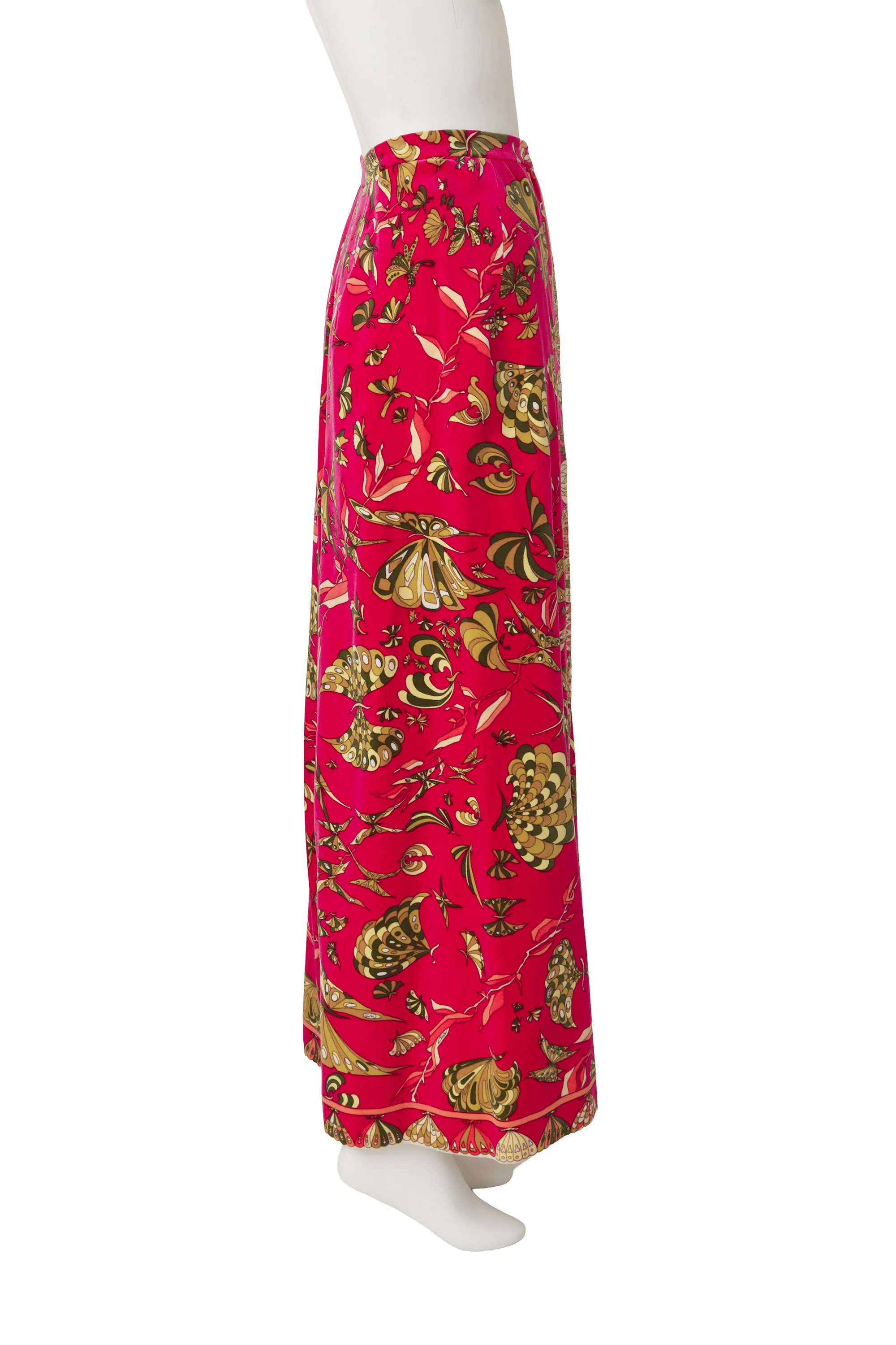 Velvet Butterfly Maxi Skirt - Image 2