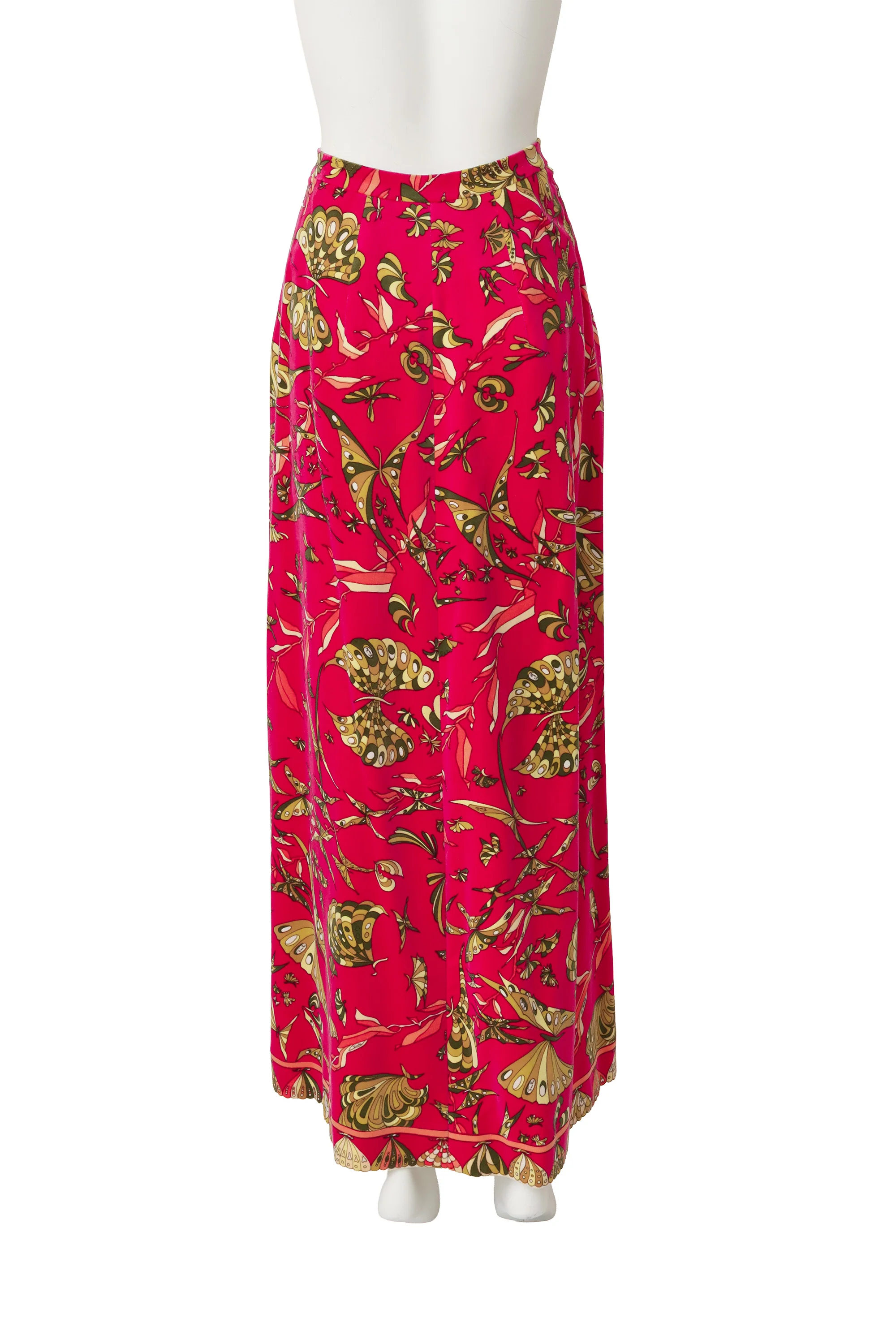 Velvet Butterfly Maxi Skirt - Image 3