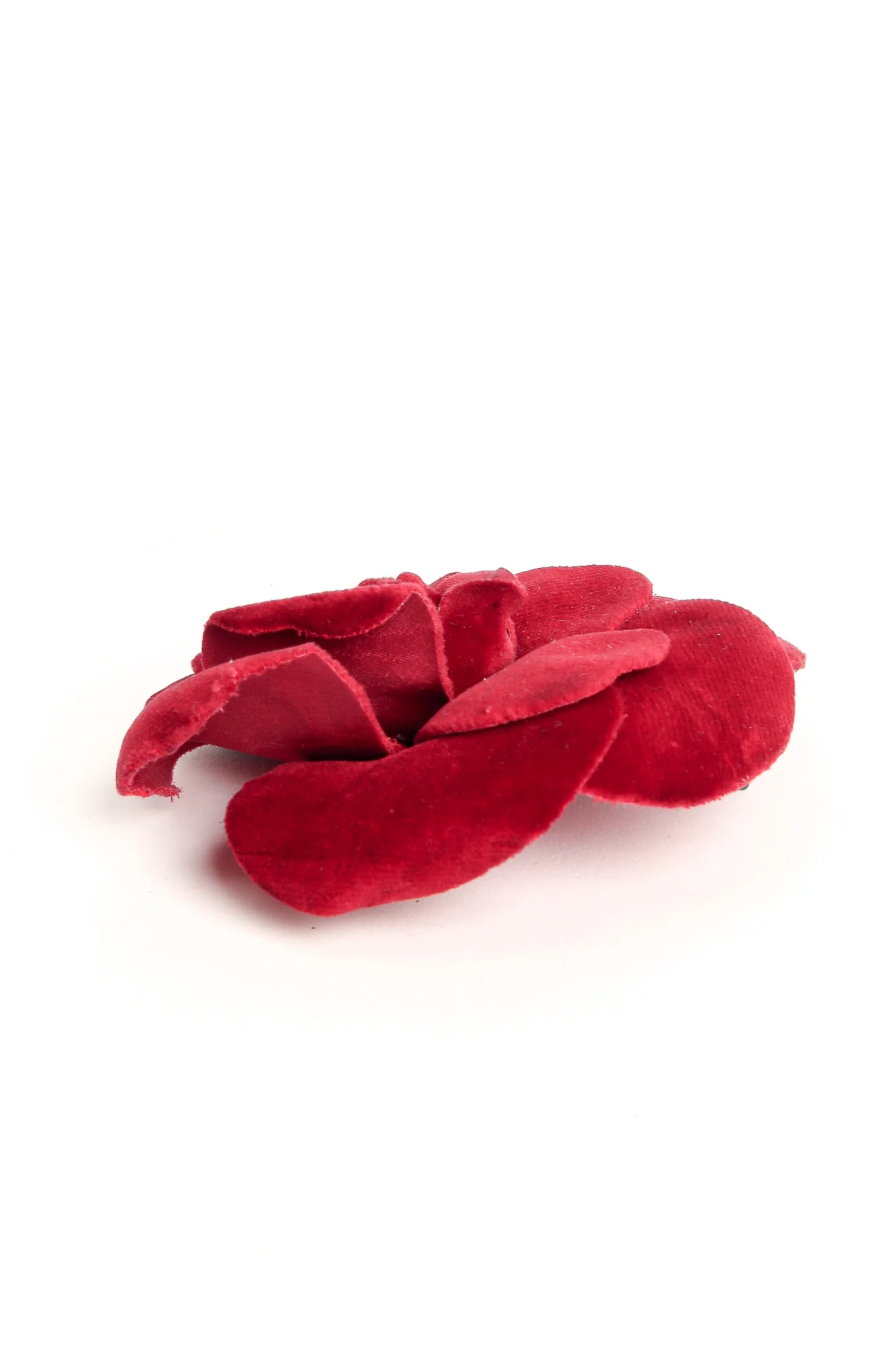 Velvet Camellia Flower Pin - Image 6