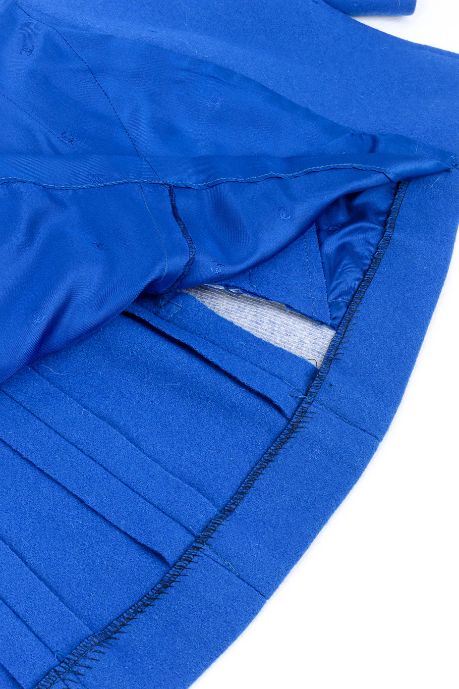 Velvet Collar Wool Jacket - Image 12