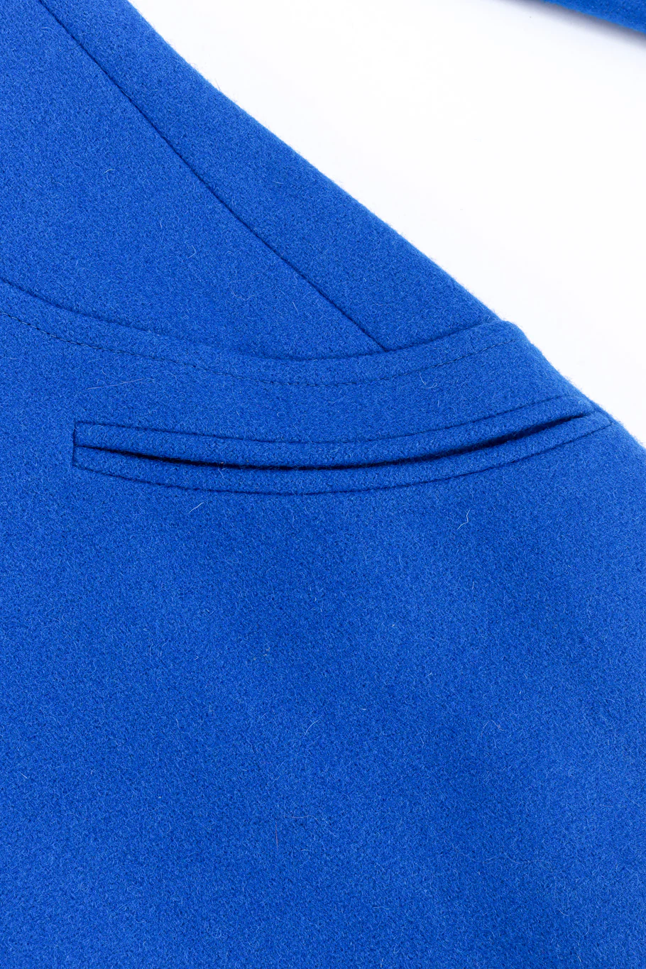 Velvet Collar Wool Jacket - Image 7